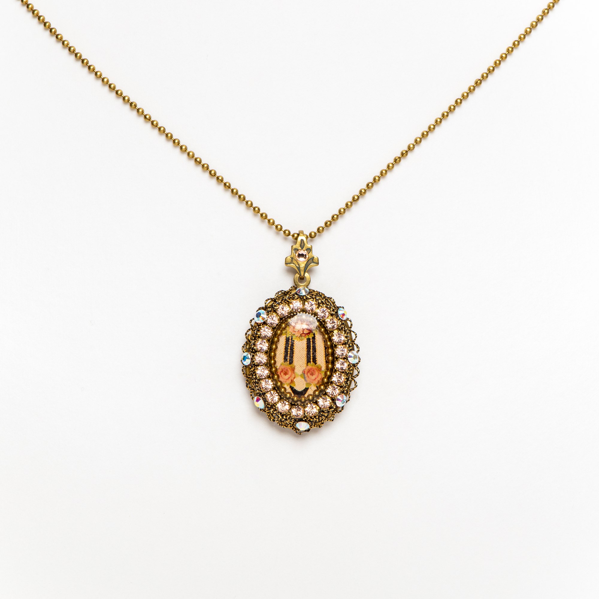 Médaillon Marquise avec strass