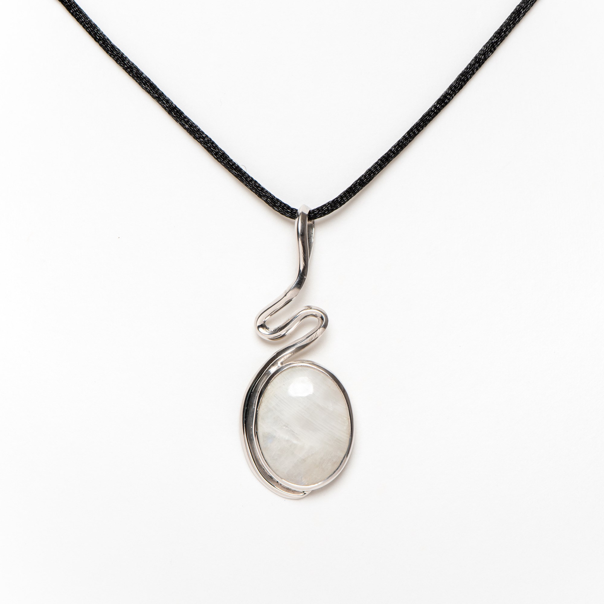 Collier Pierre de lune arc-en-ciel