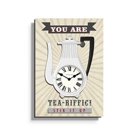Horloge Tea-riffic