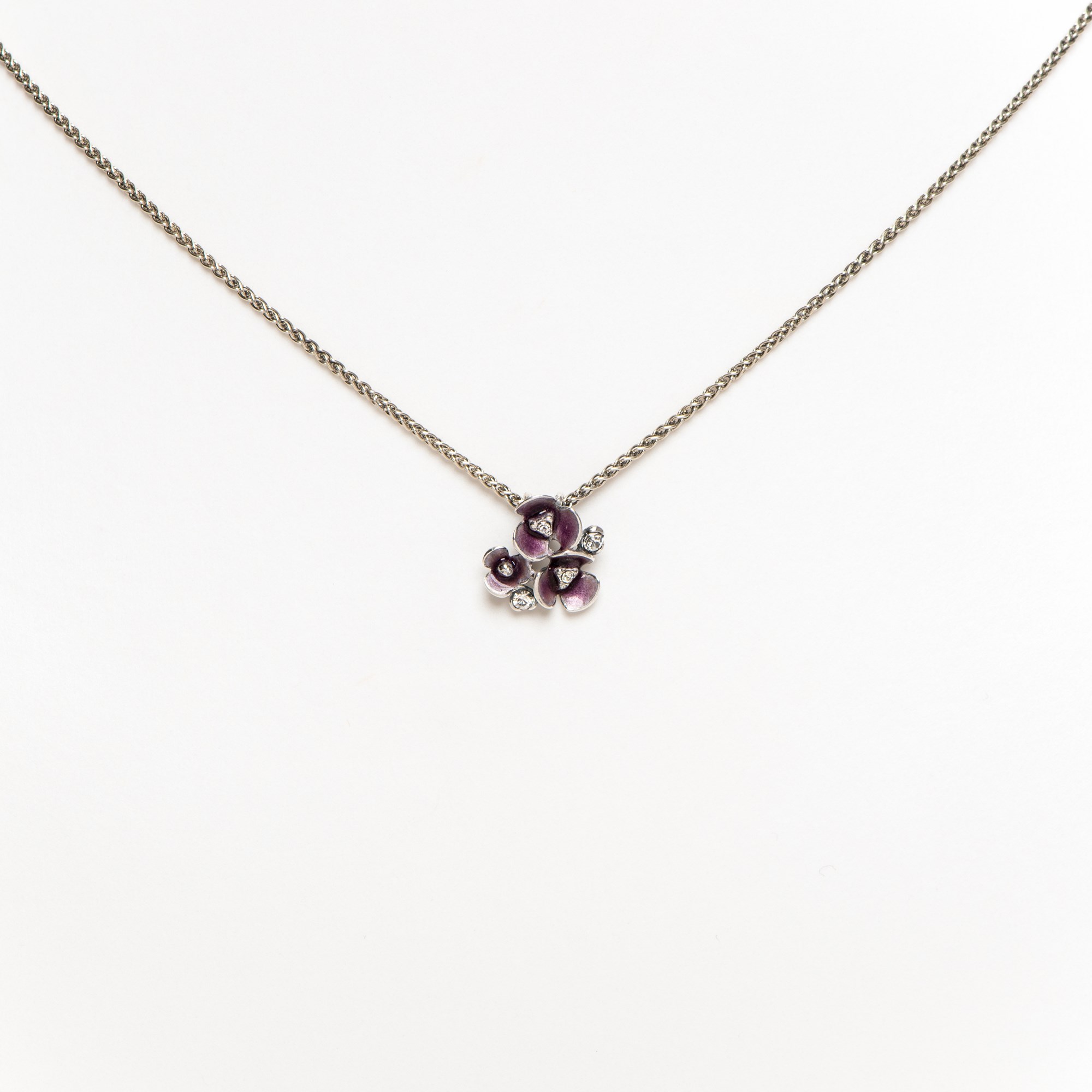 Collier Fleur pourpre