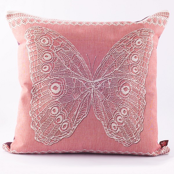 Coussin Butterfly Dentelle