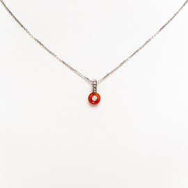 Collier Py Agate Rouge Py