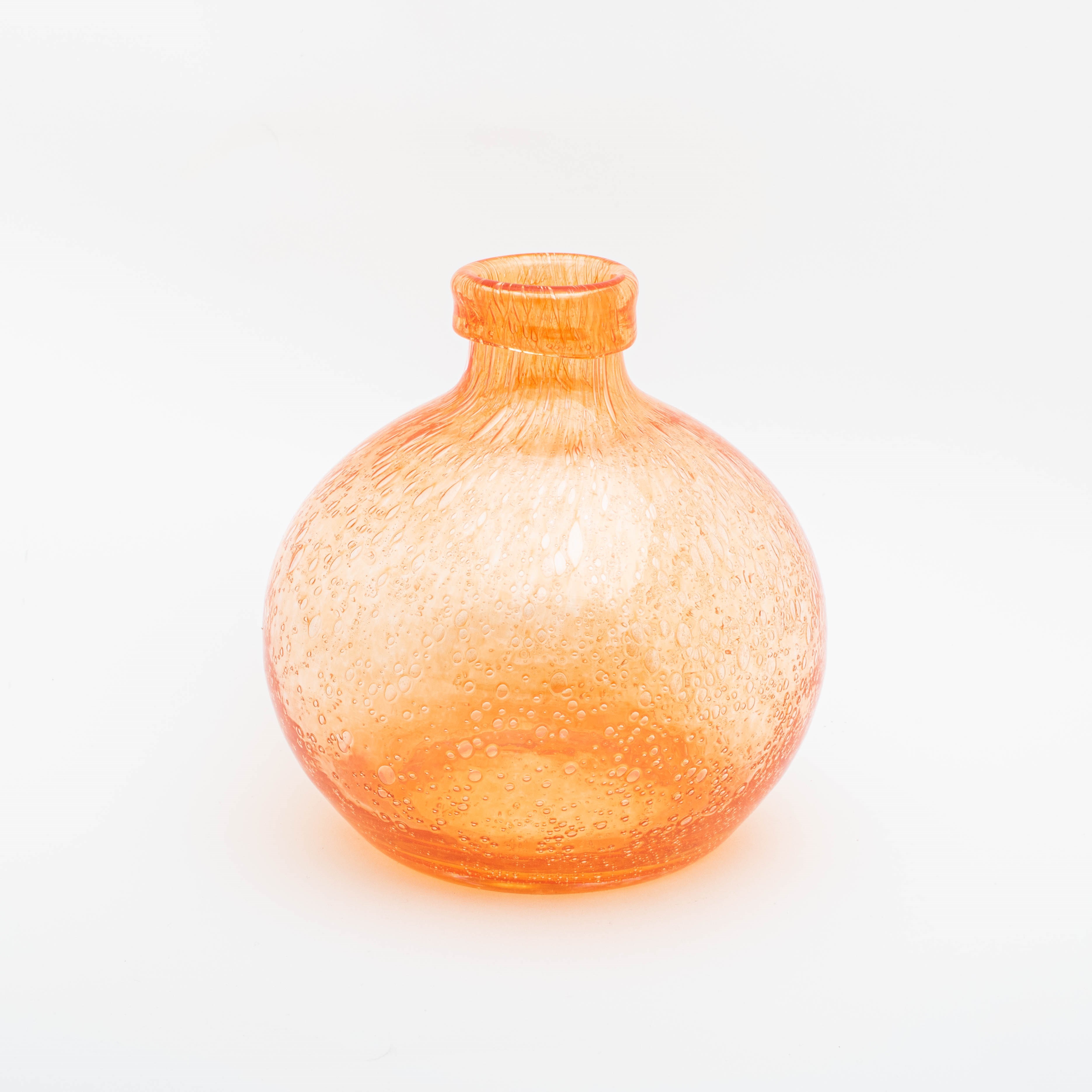 Orange ! Vase Globe Bubble