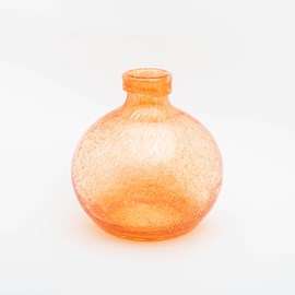 Orange ! Vase Globe Bubble