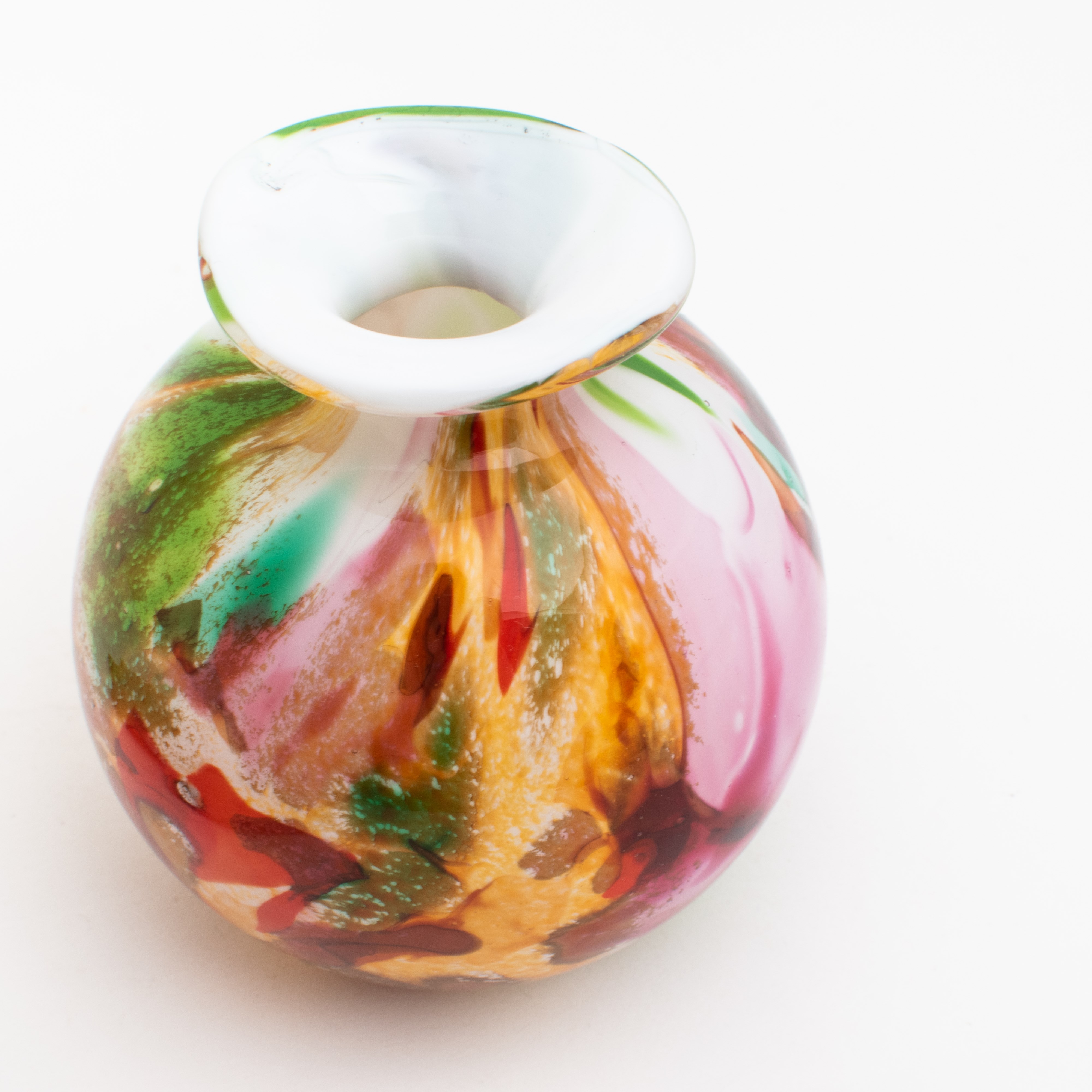 Vase Globe mélange de couleurs
