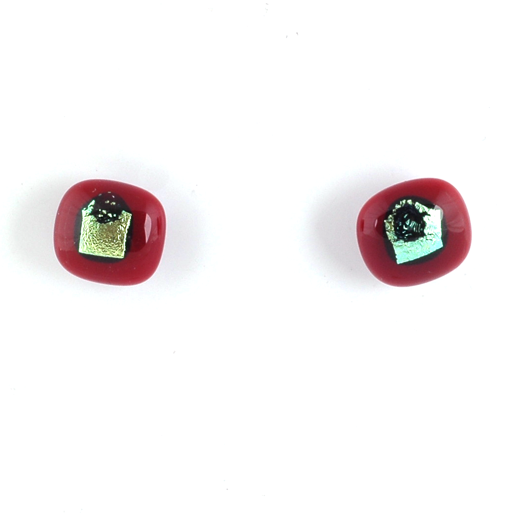 Boucles d'oreilles Essence Rubis