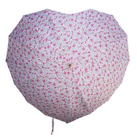 Parapluie en forme de coeur