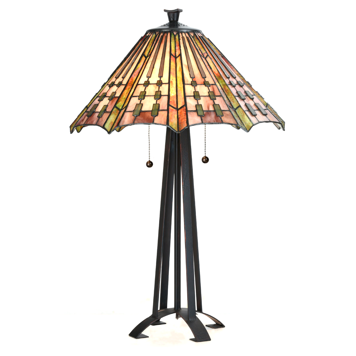 Lampe de table Tiffany Plissé