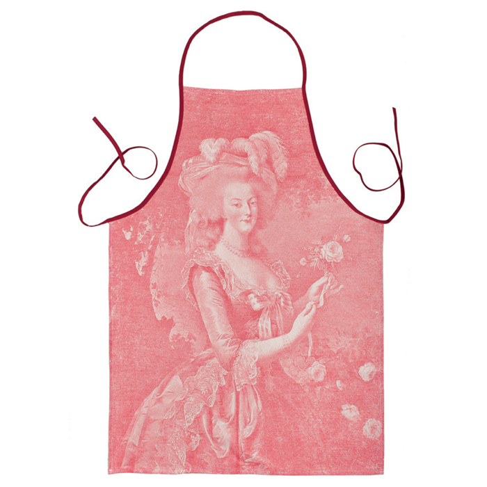 Tablier de cuisine Marie Antoinette Rouge