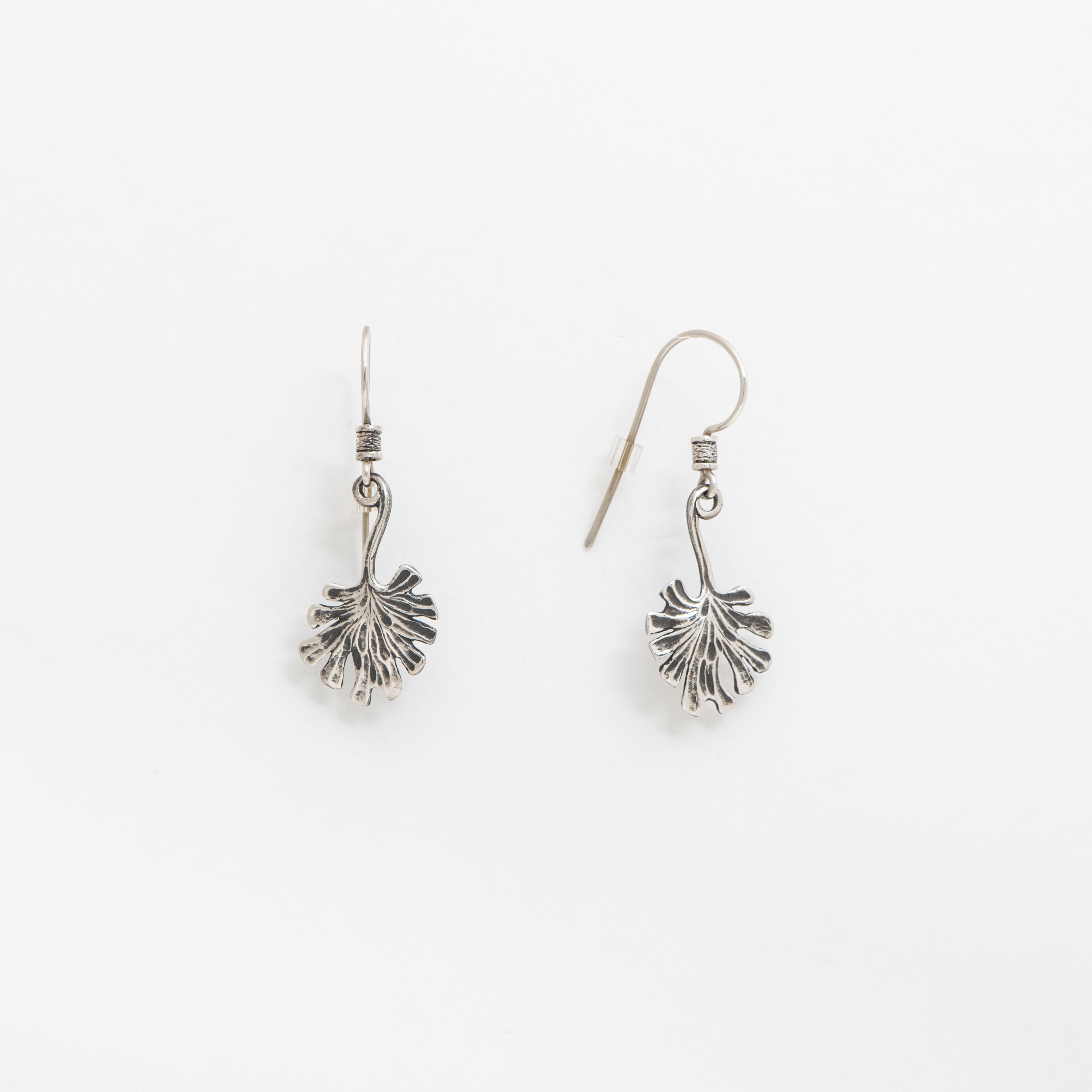 Boucles d'oreilles Feuille Ronde