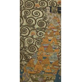 Tapisserie Klimt The Expectation Gold