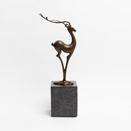 Sculpture en bronze Antelope
