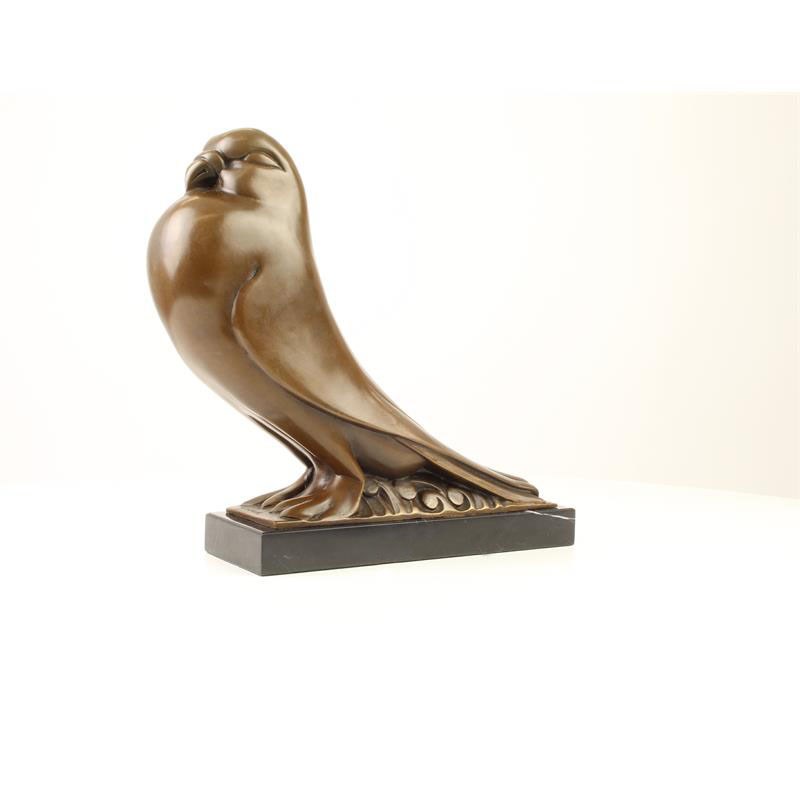 Sculpture en bronze Pigeon