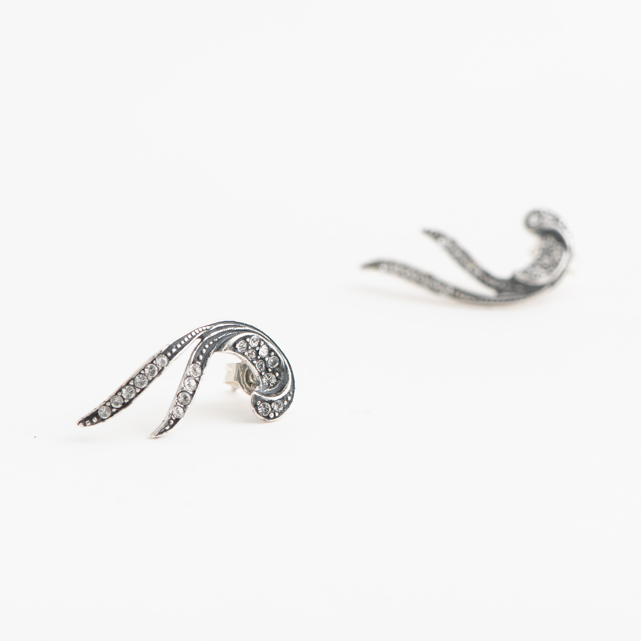 Boucles d'oreilles Curvilineair