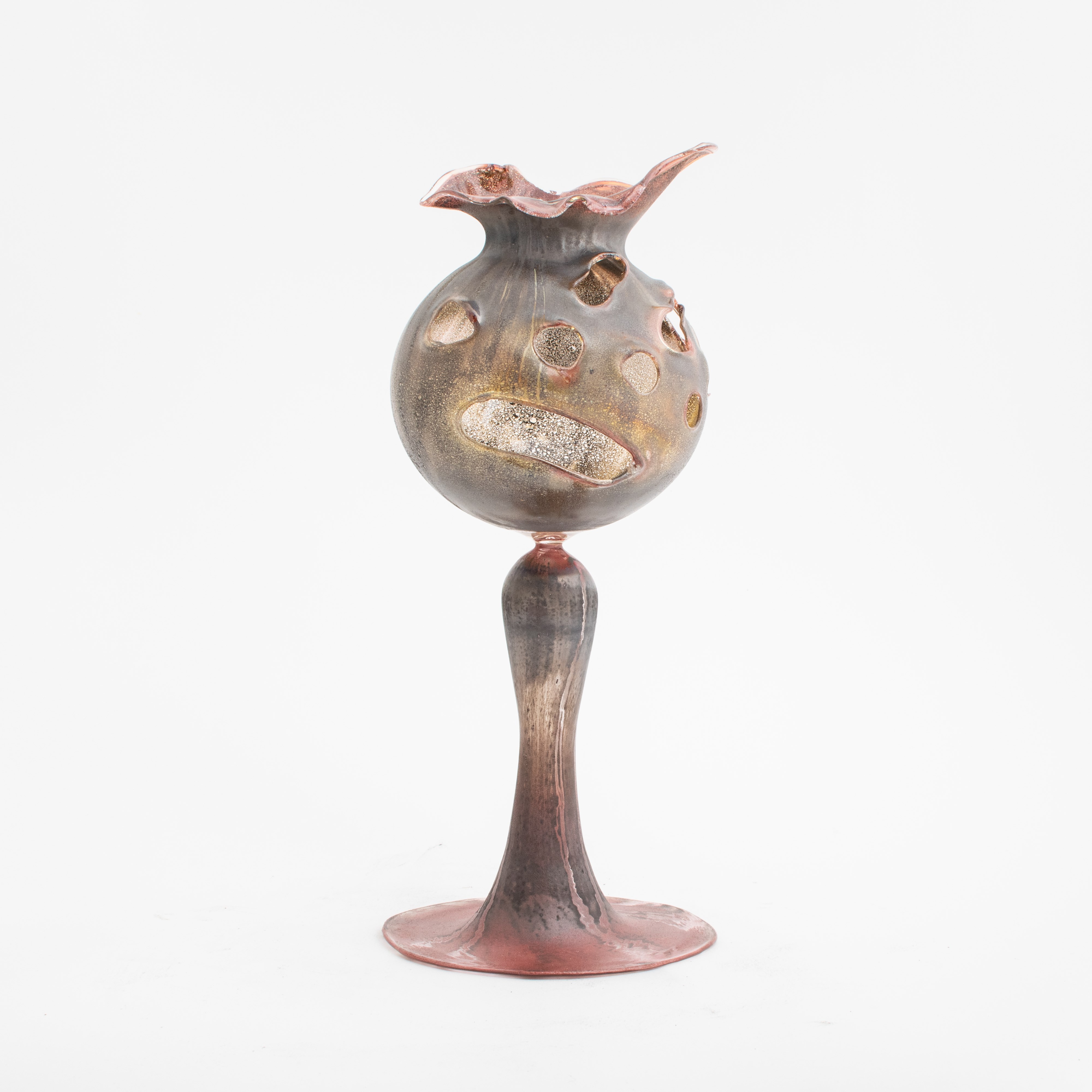 Grenade En Verre Art Nouveau
