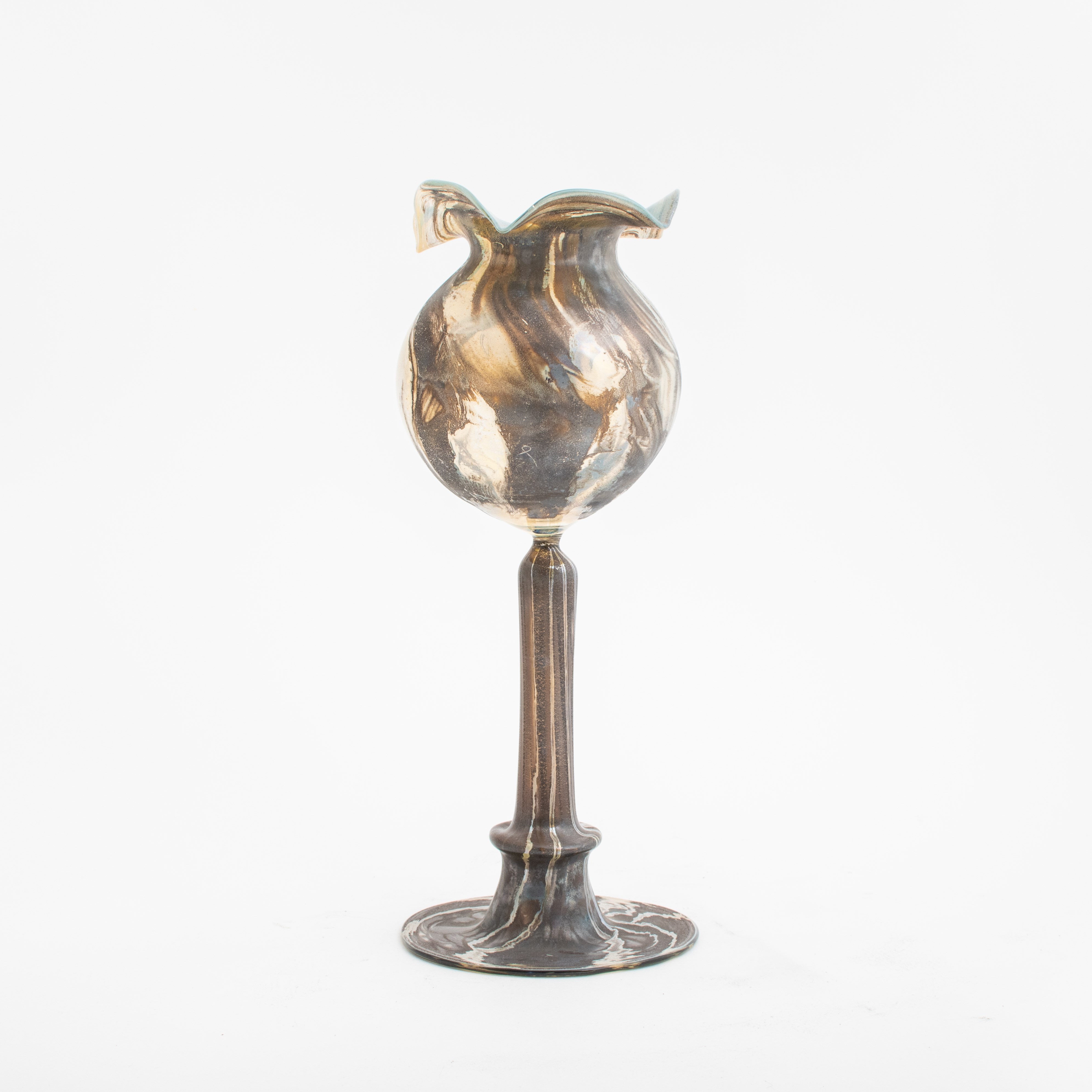 Cynorrhodon Art Nouveau En Verre