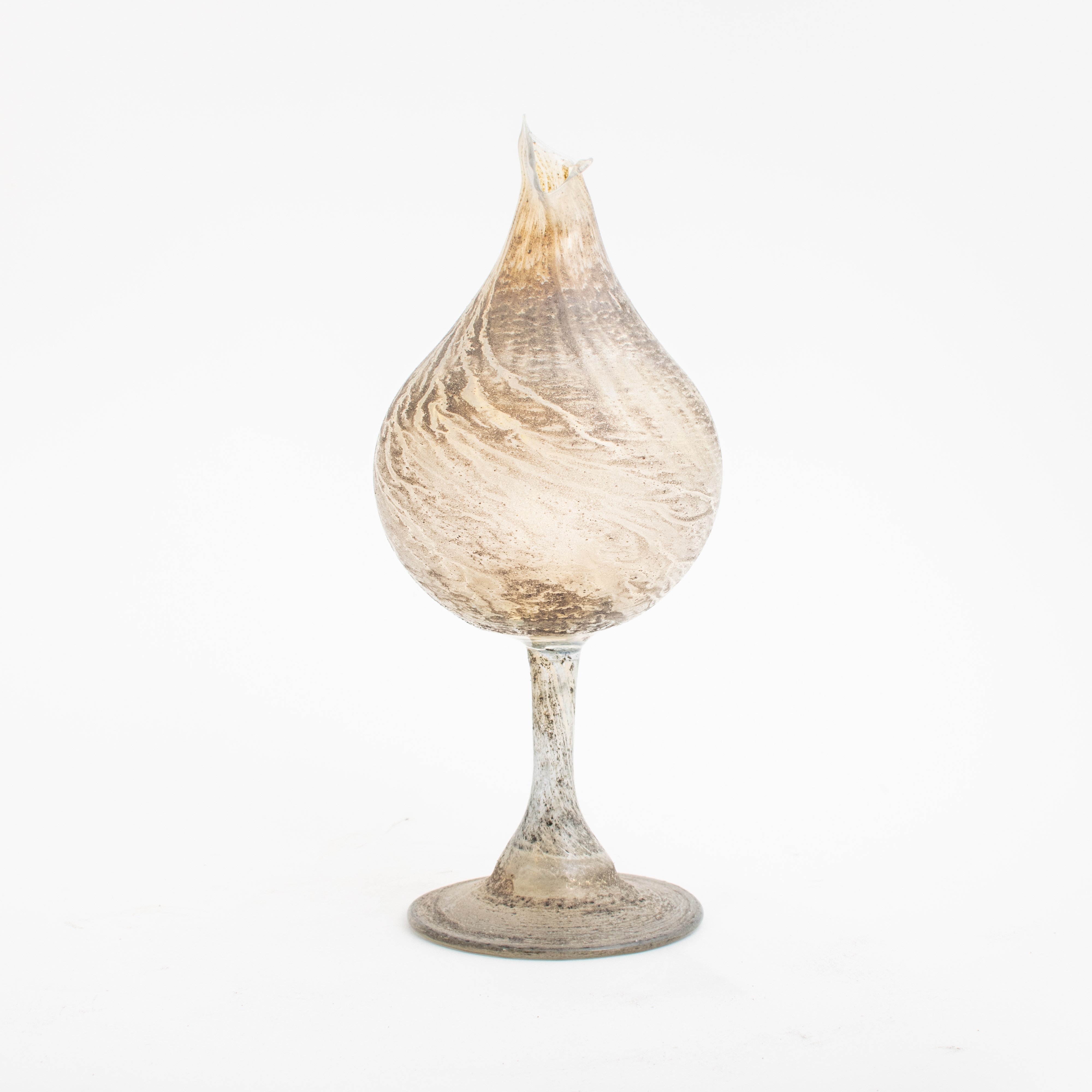 Bouton De Fleur En Verre Art Nouveau