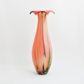 Vase en verre Flamboyant