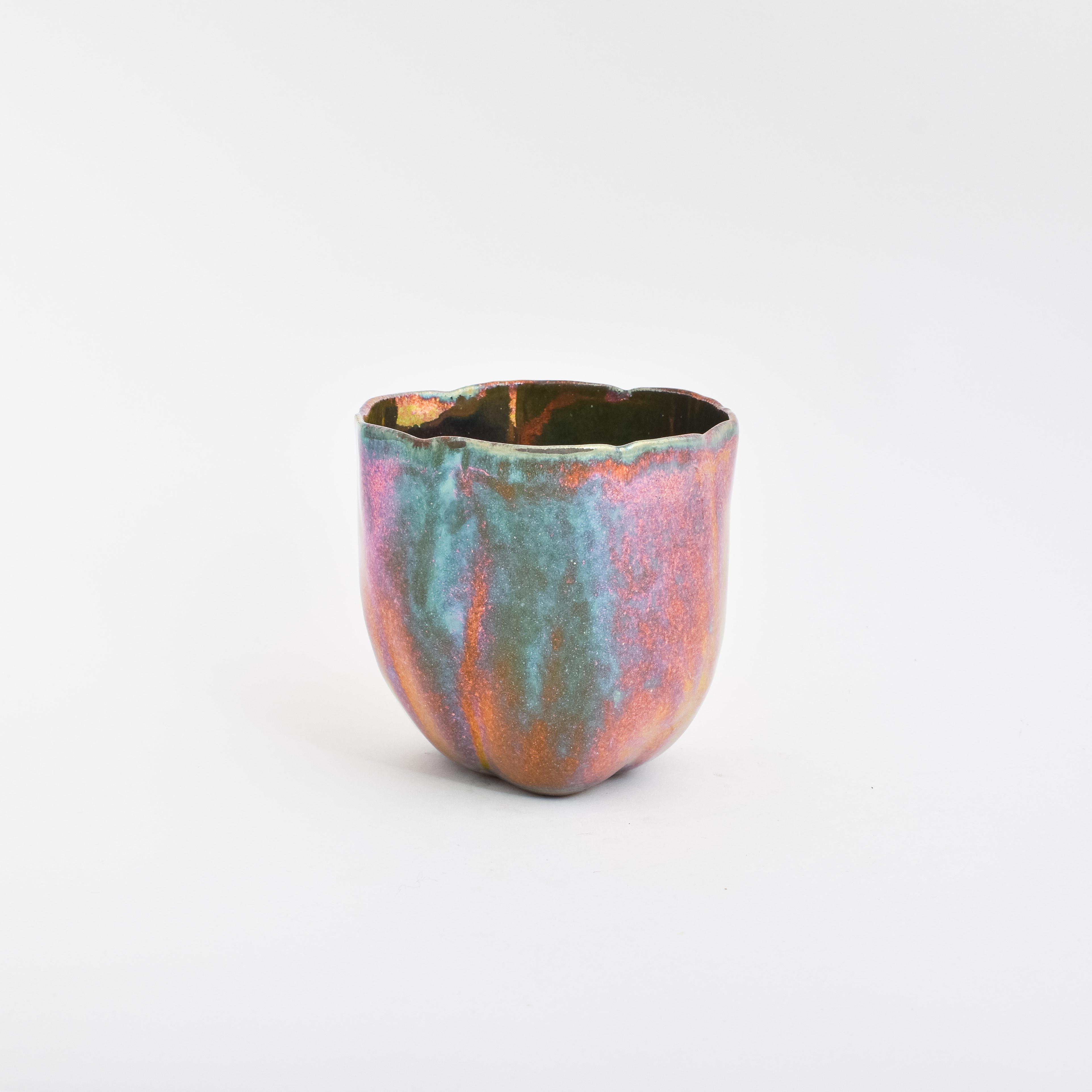 Pot en céramique petit automne