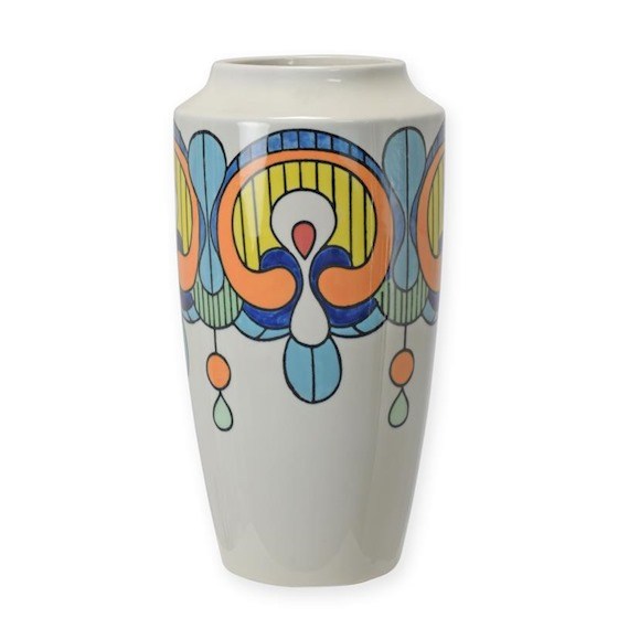 Vase Art Déco aux couleurs fraîches