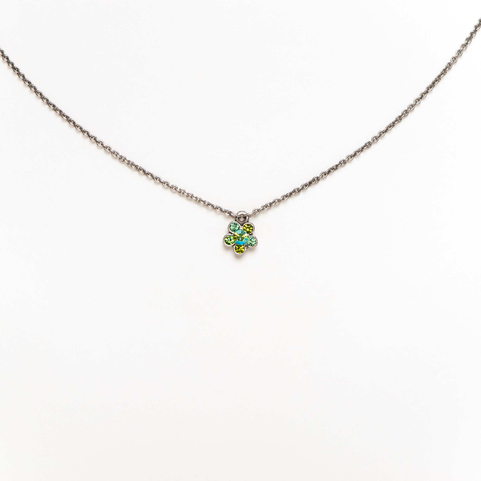 Collier Fleur Verte