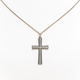 Pendentif Crucifix avec cristaux Swarovski