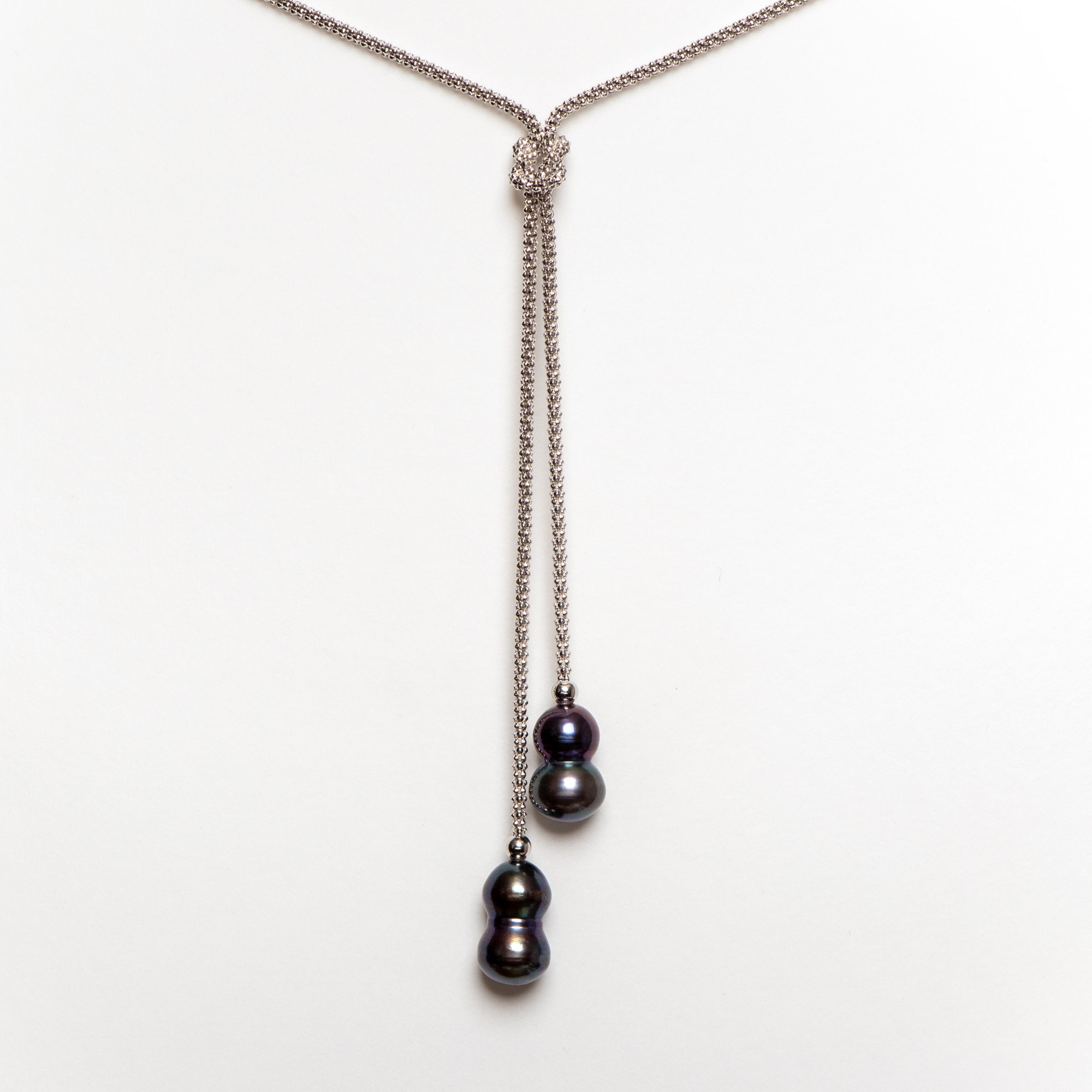 Collier enchevêtré Gris Foncé Foncé
