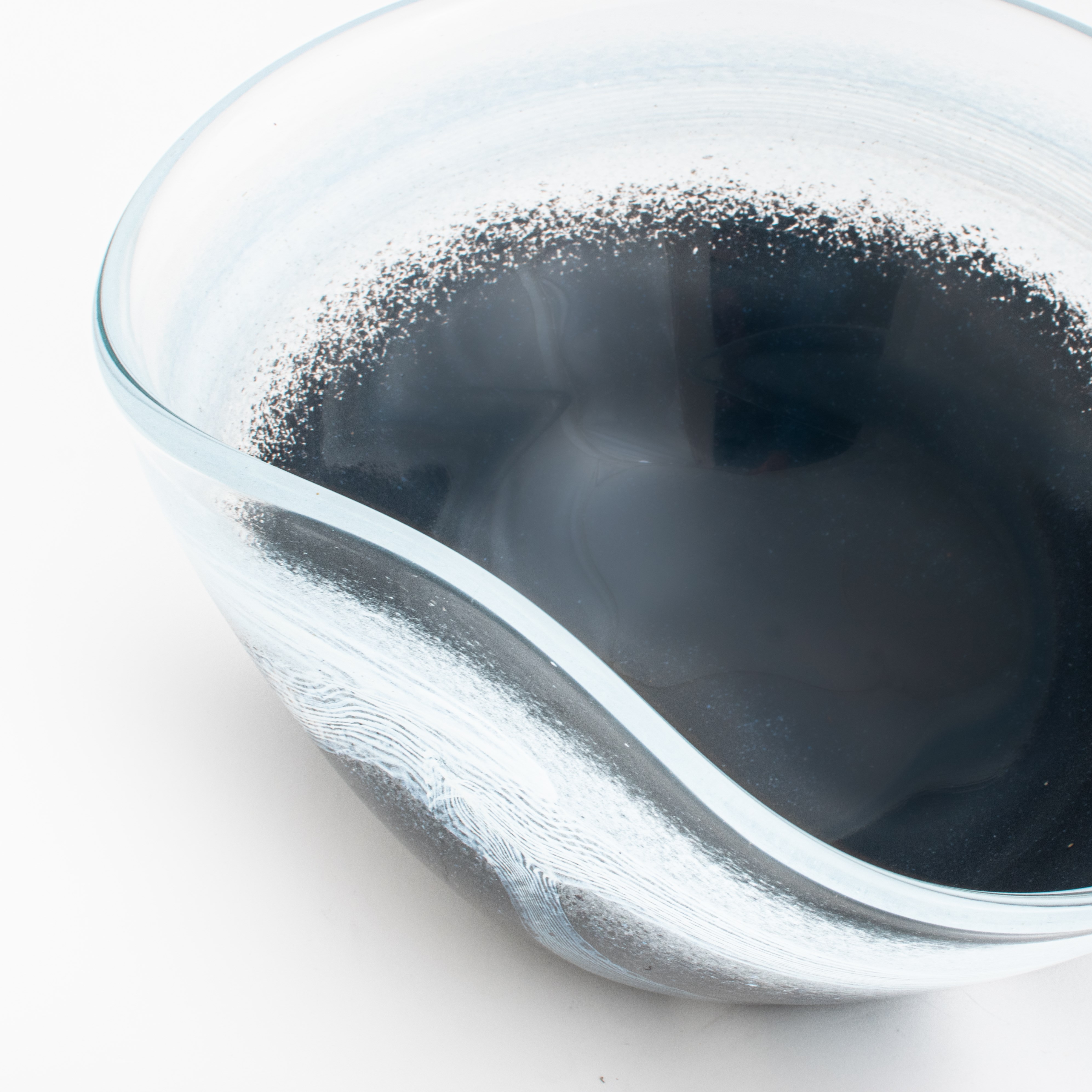 Courbe du bol en verre