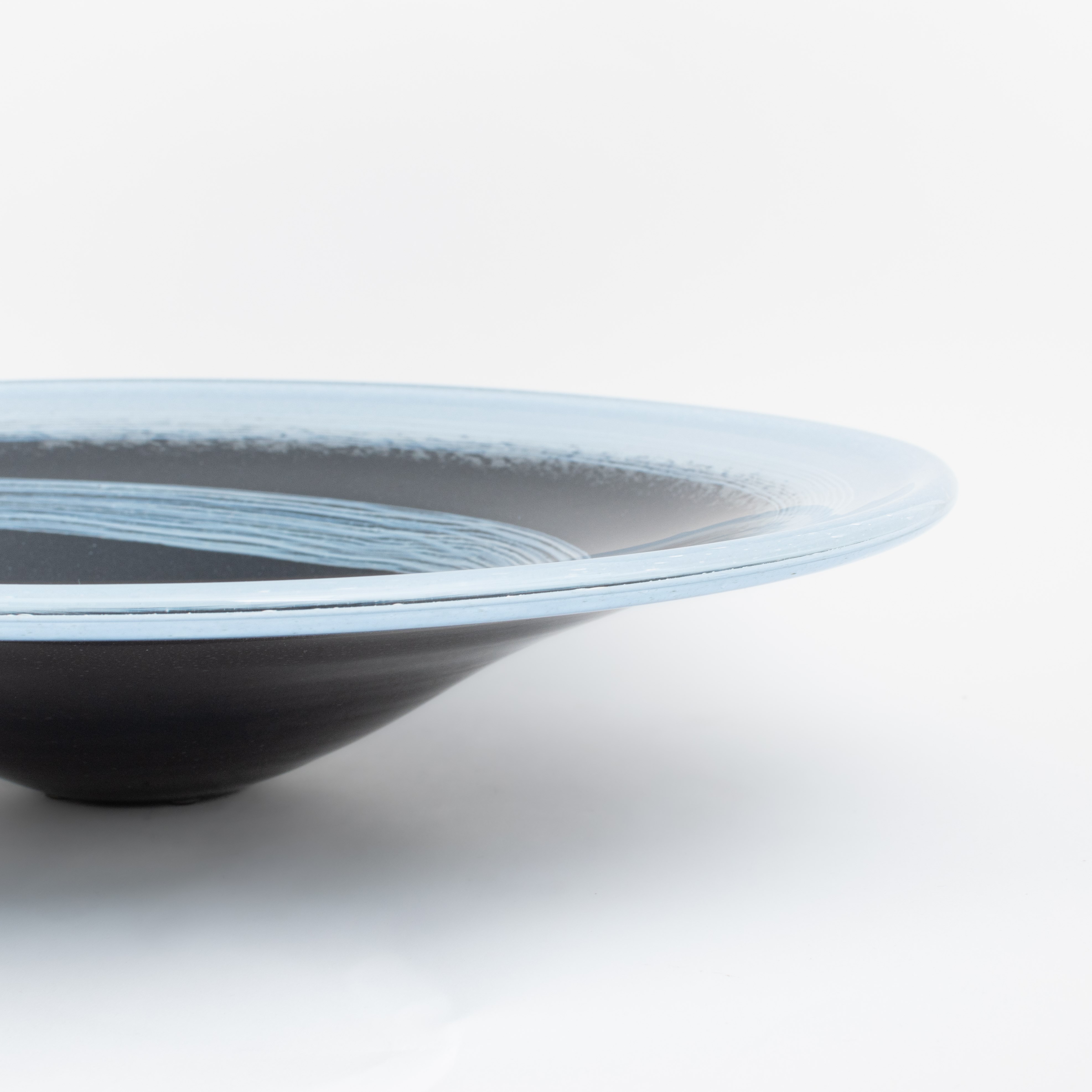 Courbe d'assiette en verre