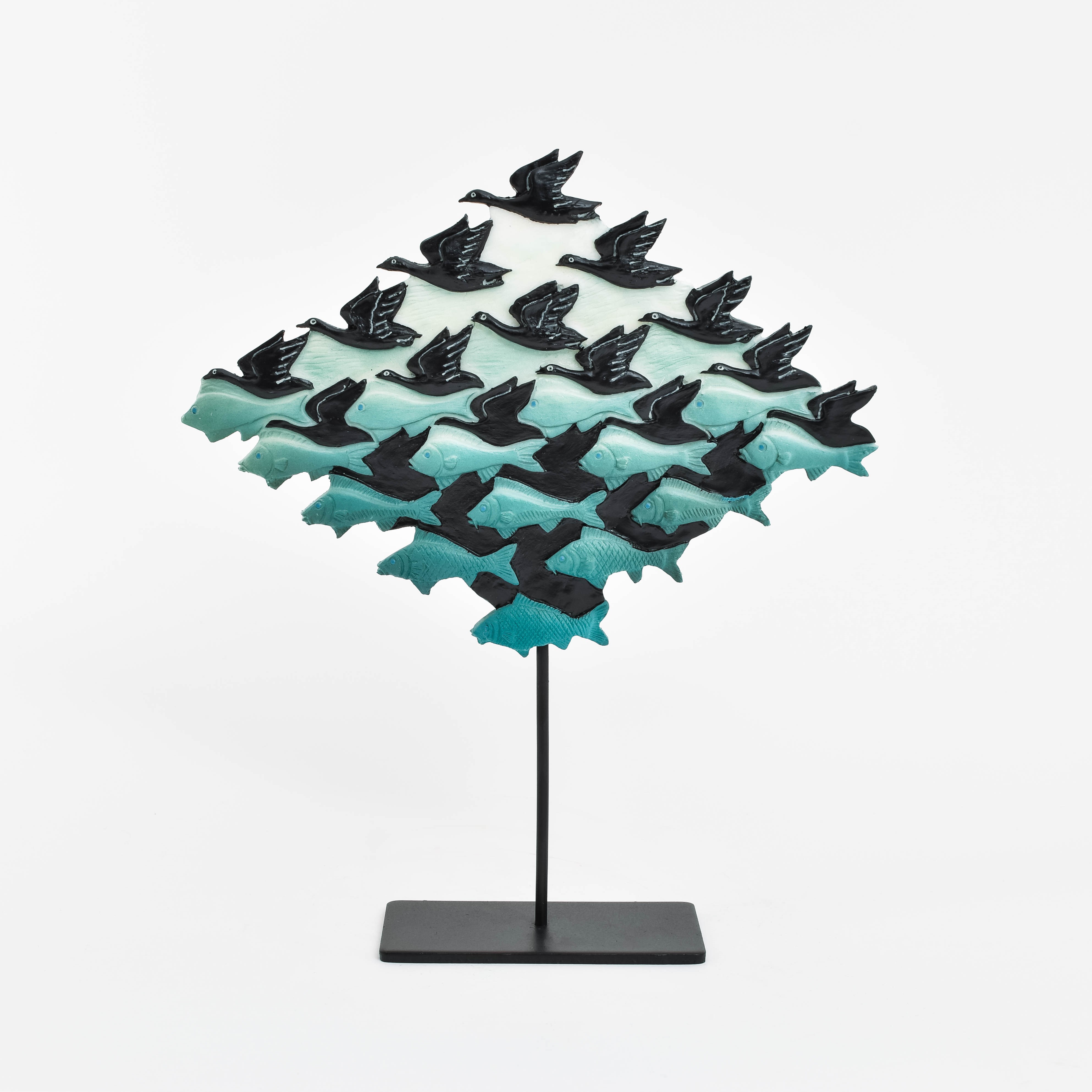 Sculpture Escher Air et Eau