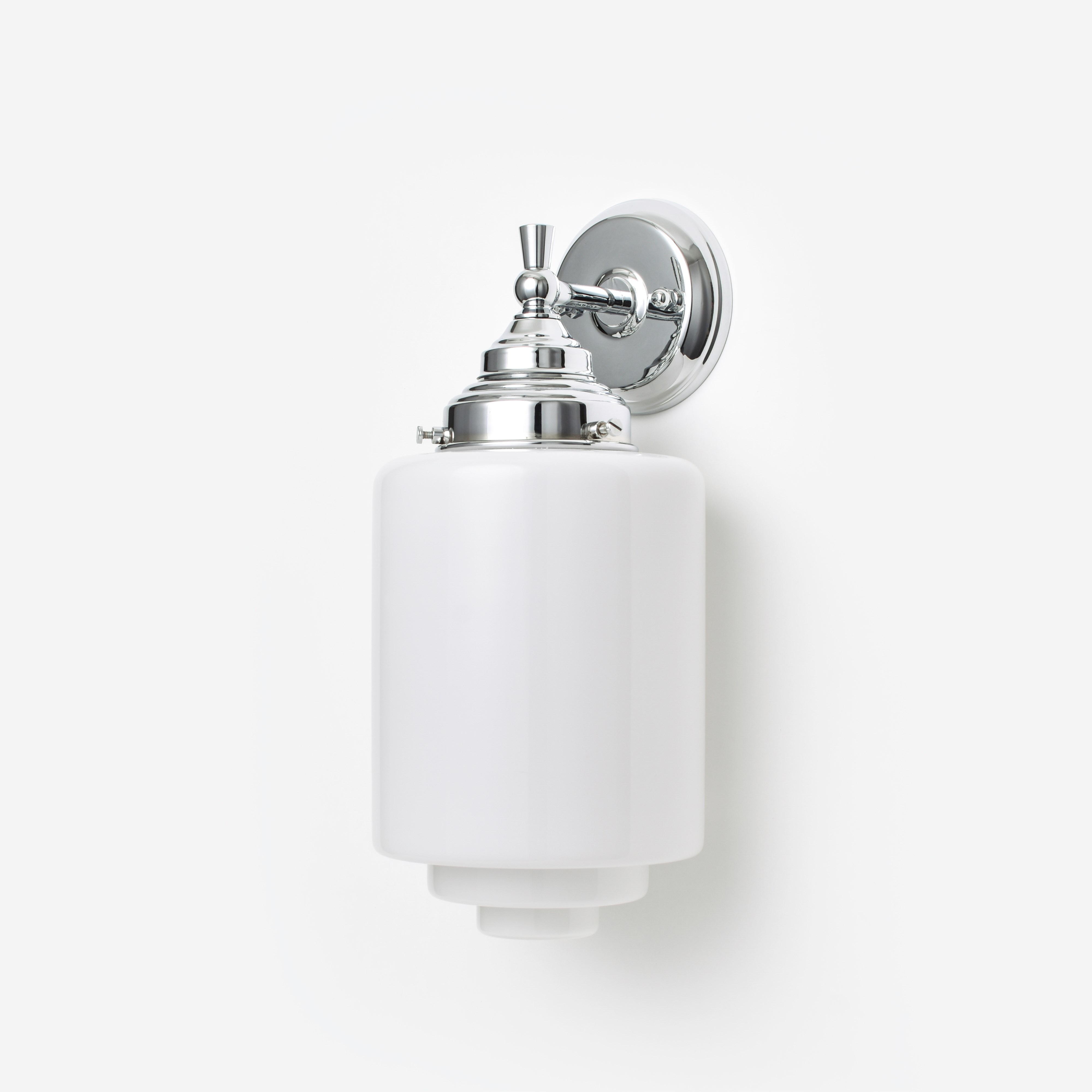 Applique Murale Stepped Cylinder Medium Royal Chrome