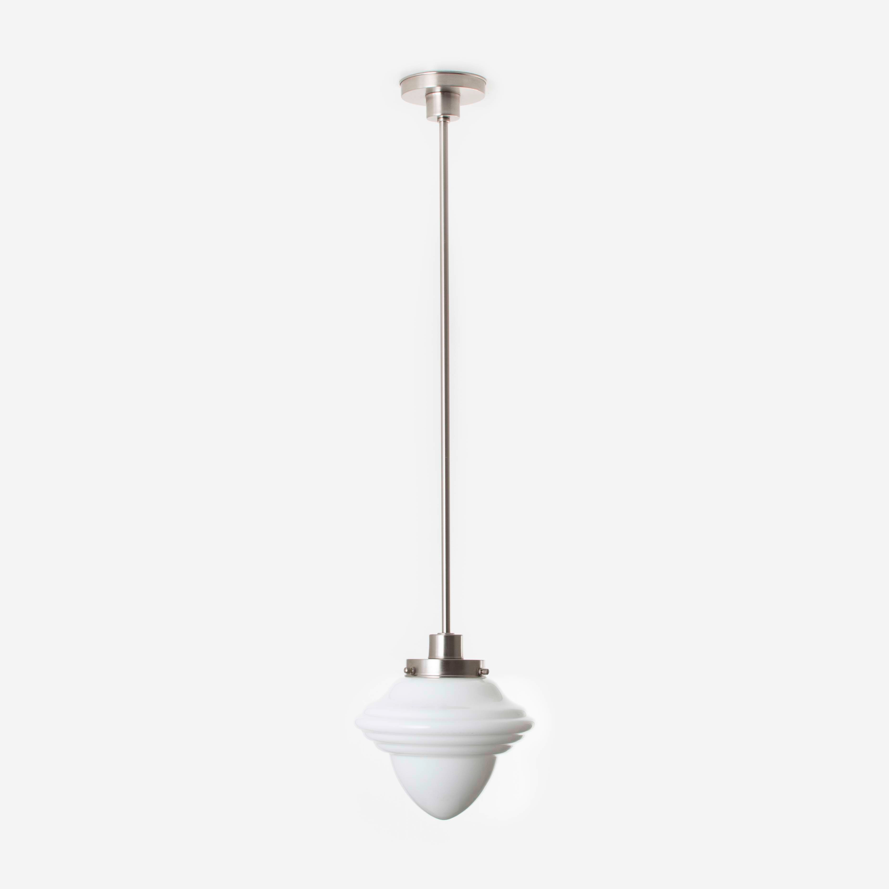 Lampe Suspendue Acorn Medium 20's Nickel Mat
