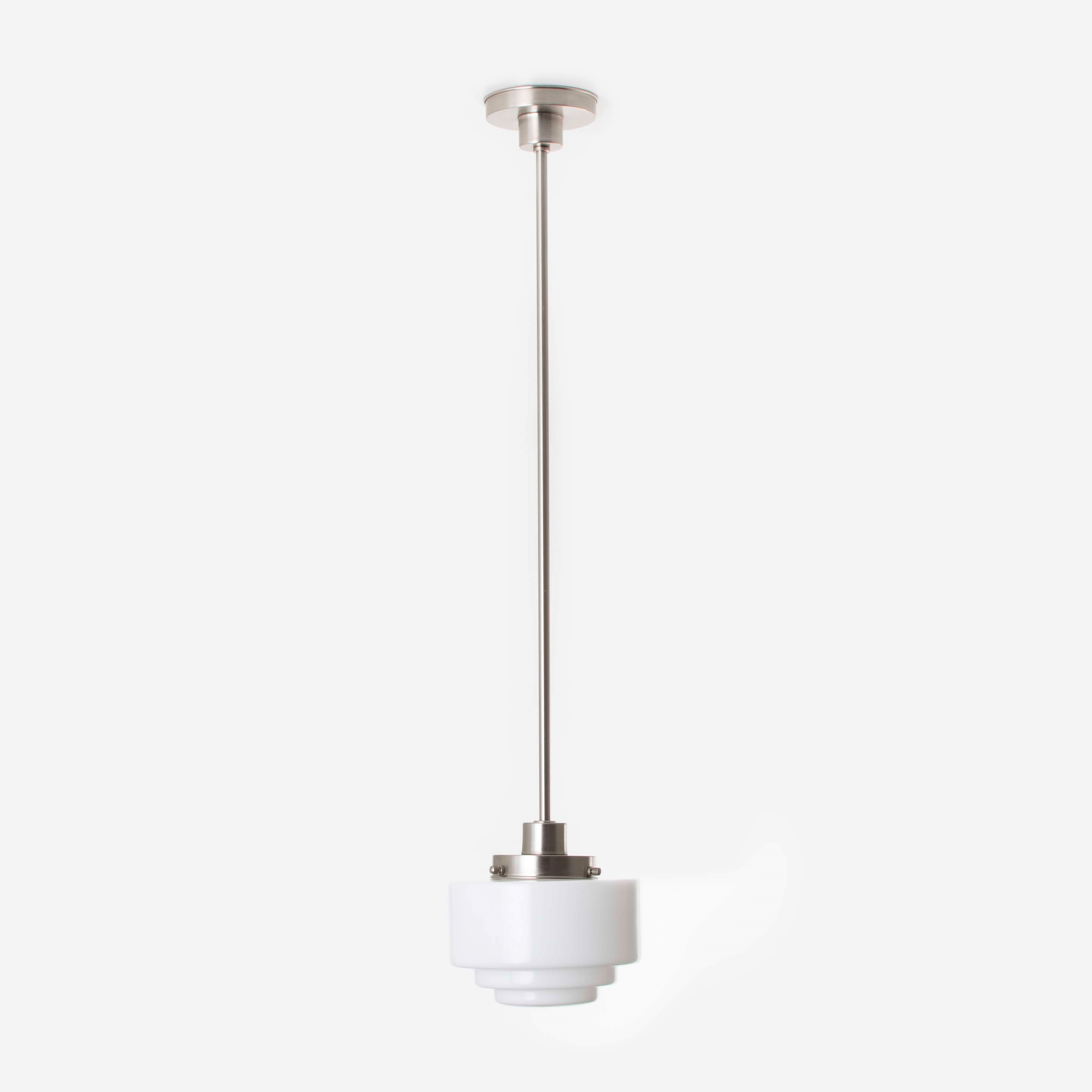 Lampe Suspendue Getrapt Ø 20 20's Nickel Mat