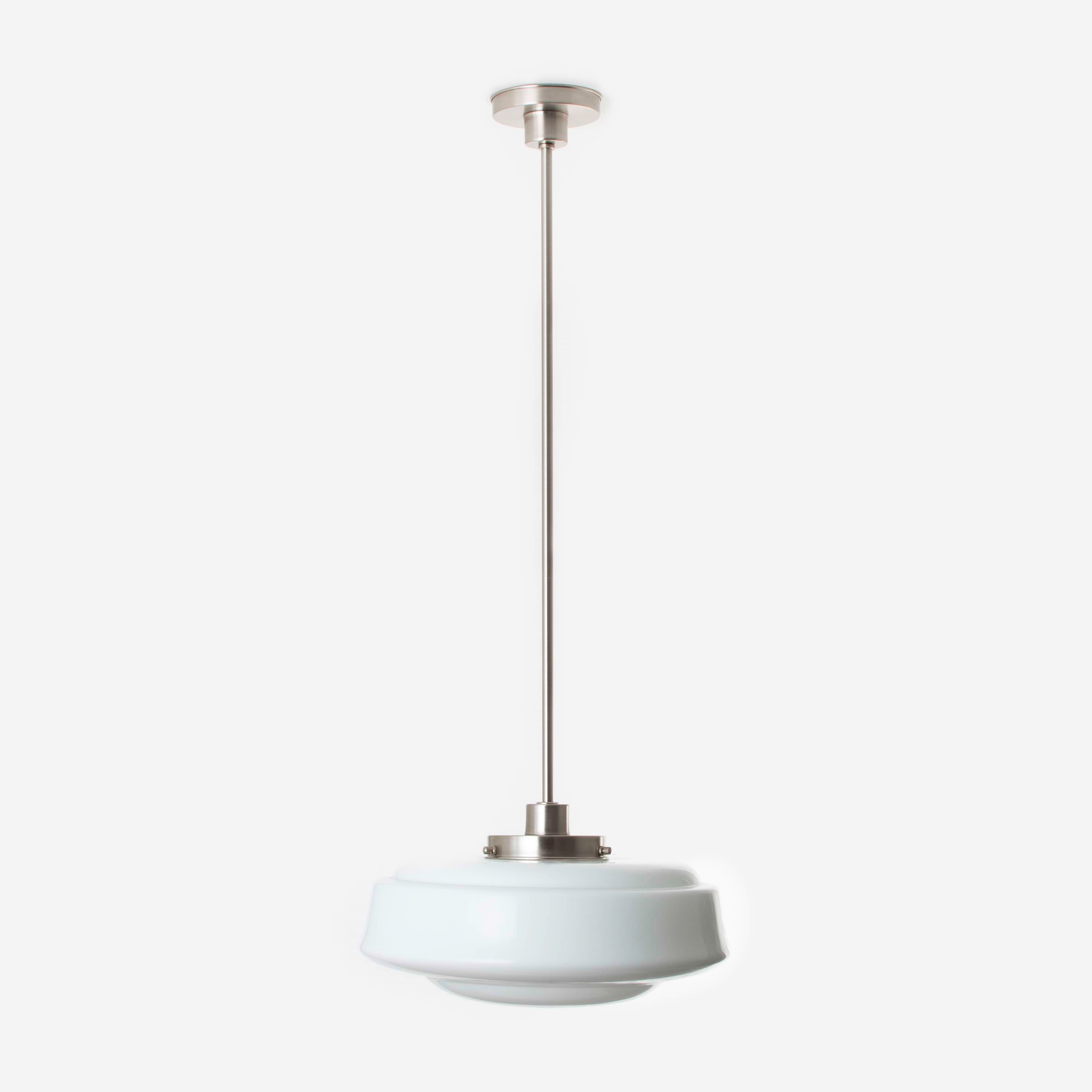 Lampe Suspendue Saucer 20's Nickel Mat
