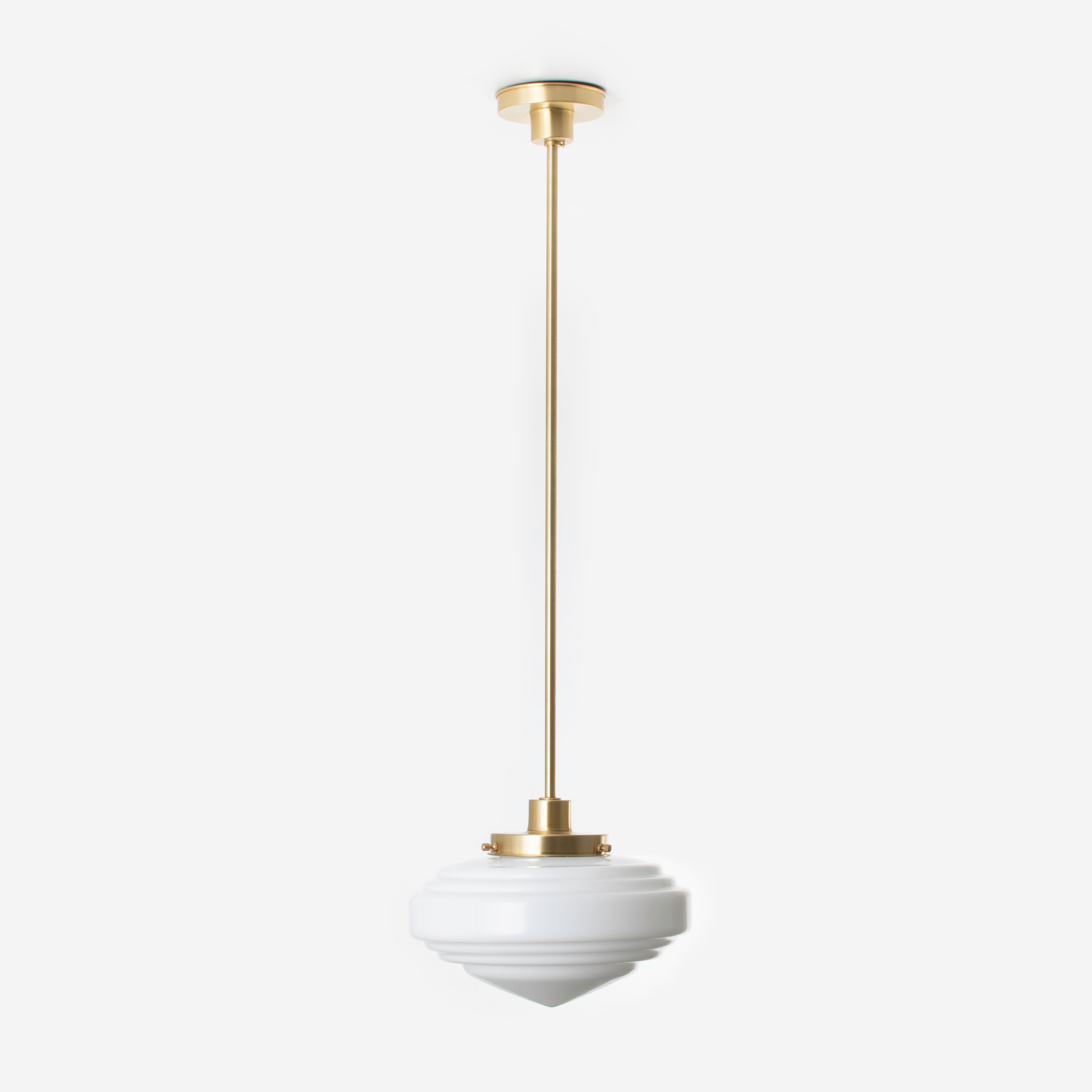Lampe Suspendue Deco Pointy 20's Laiton