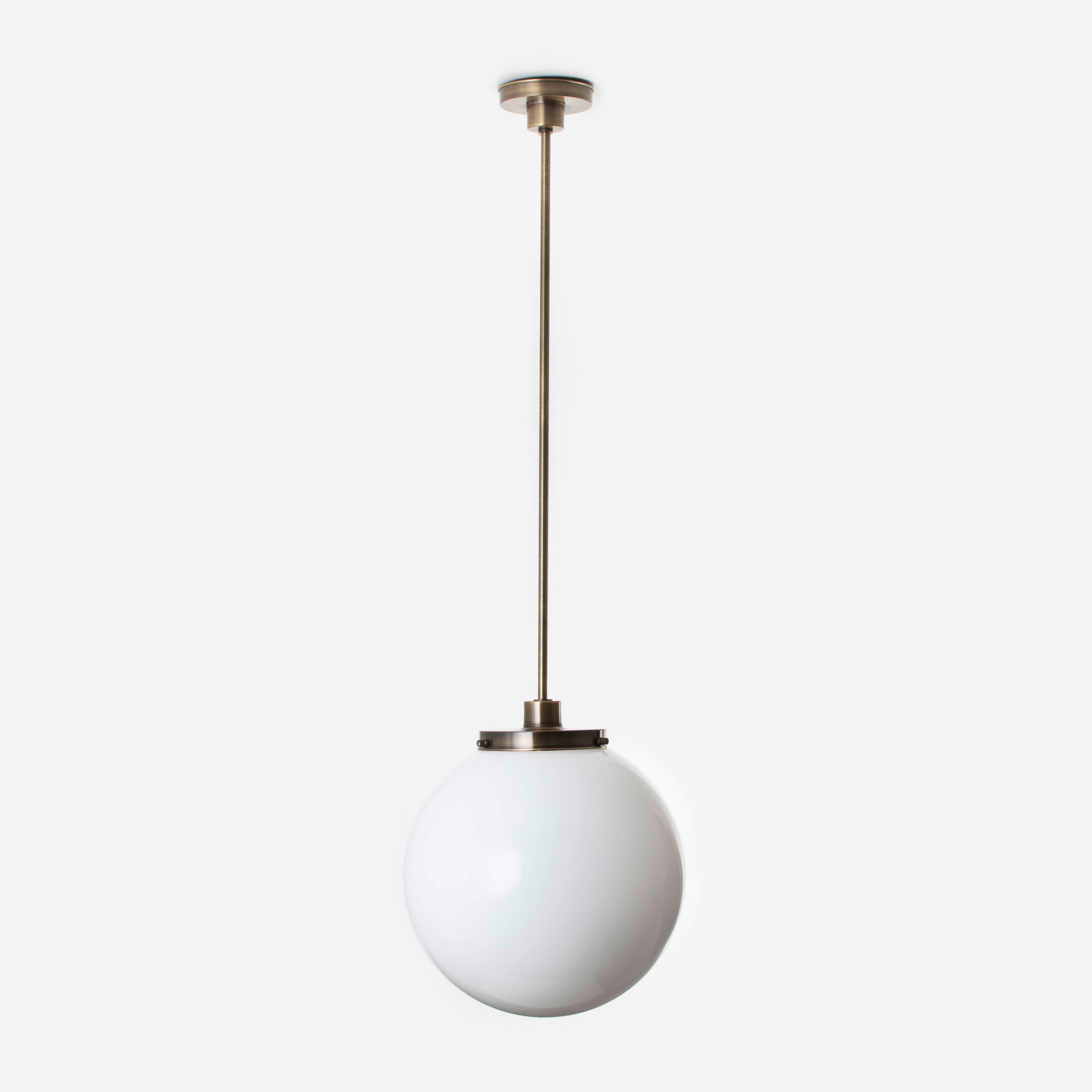 Lampe Suspendue Bol Ø 30 20's Bronze