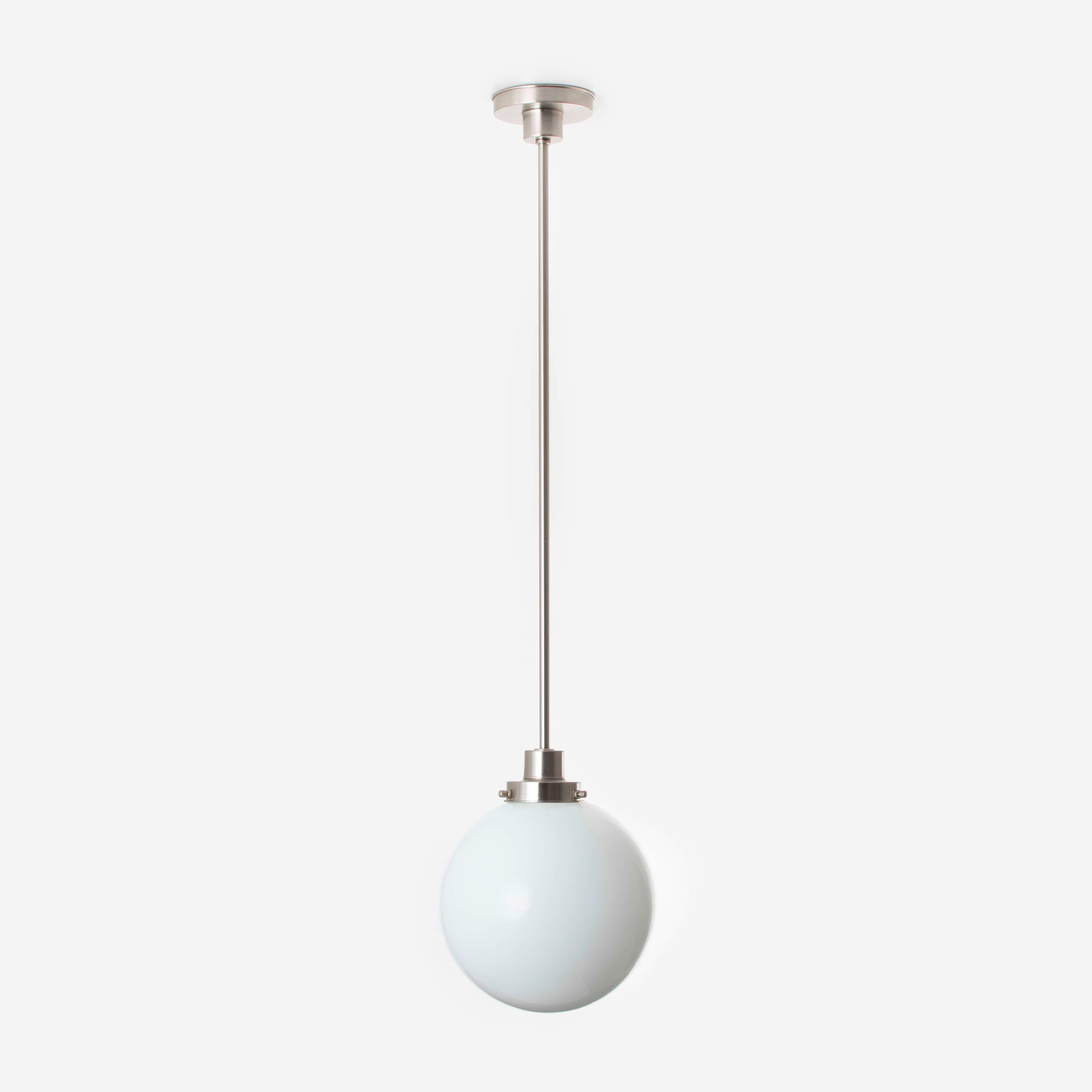 Lampe Suspendue Bol Ø 25 20's Nickel Mat