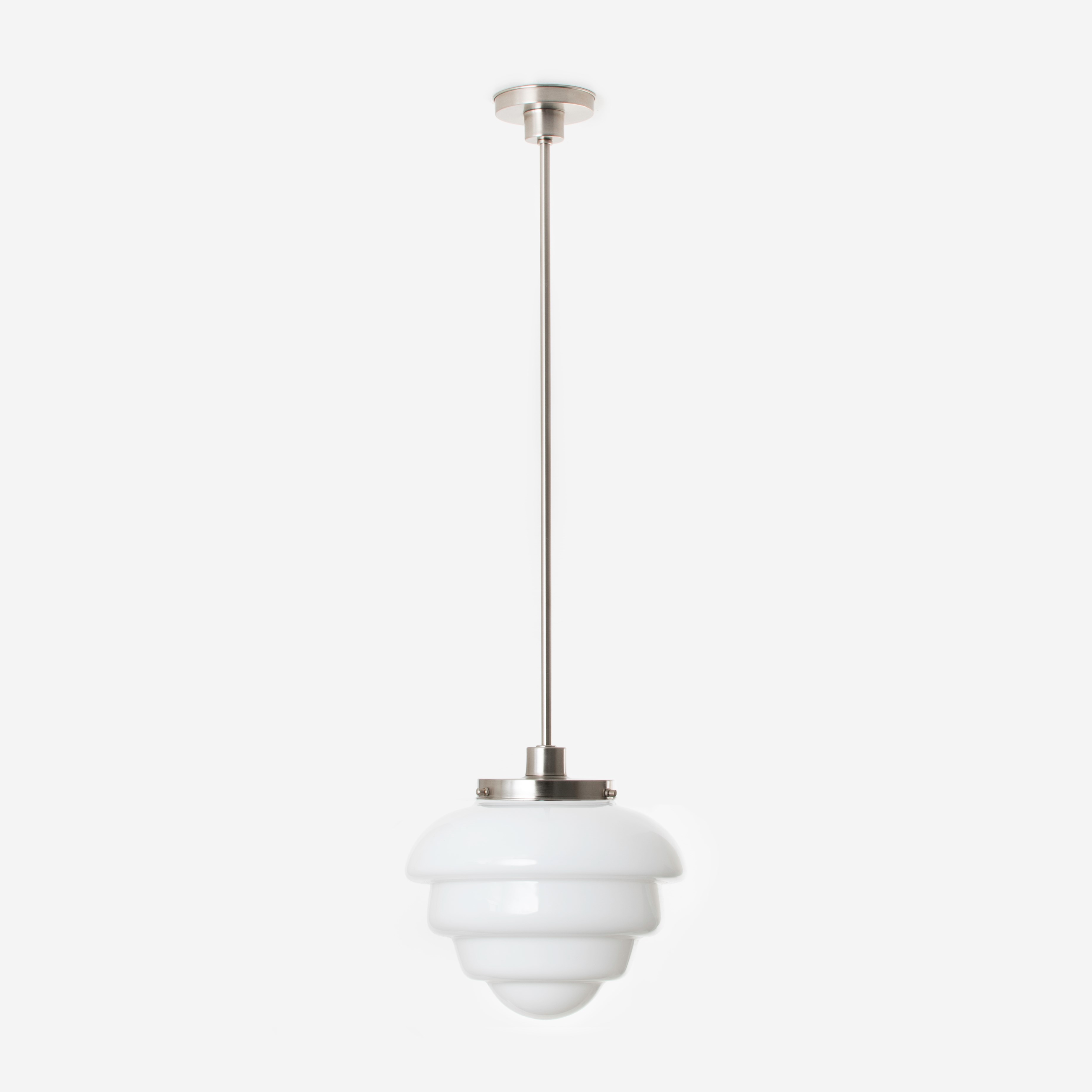 Lampe Suspendue Citrus Large 20's Nickel Mat