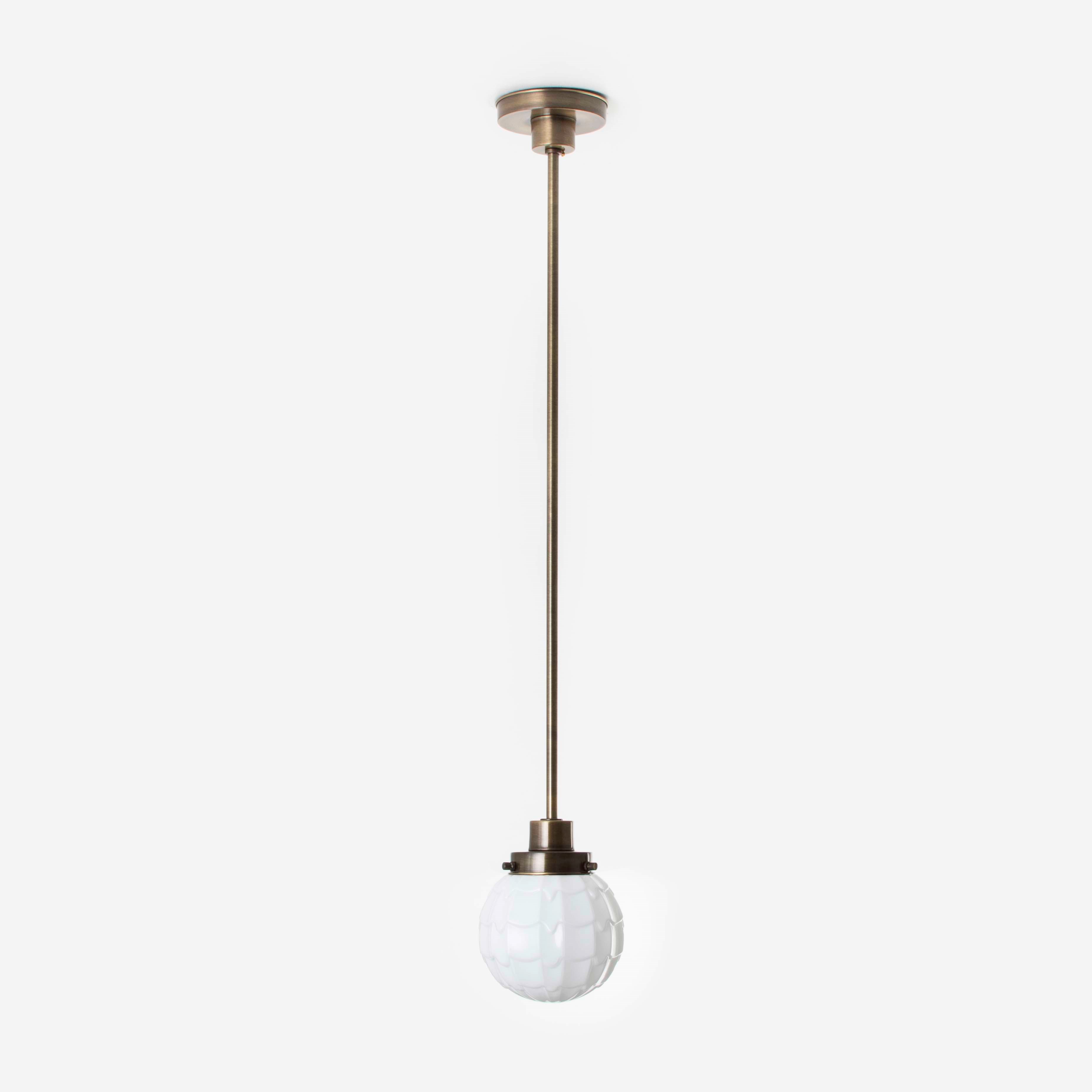 Lampe Suspendue Artichoke 20's Bronze