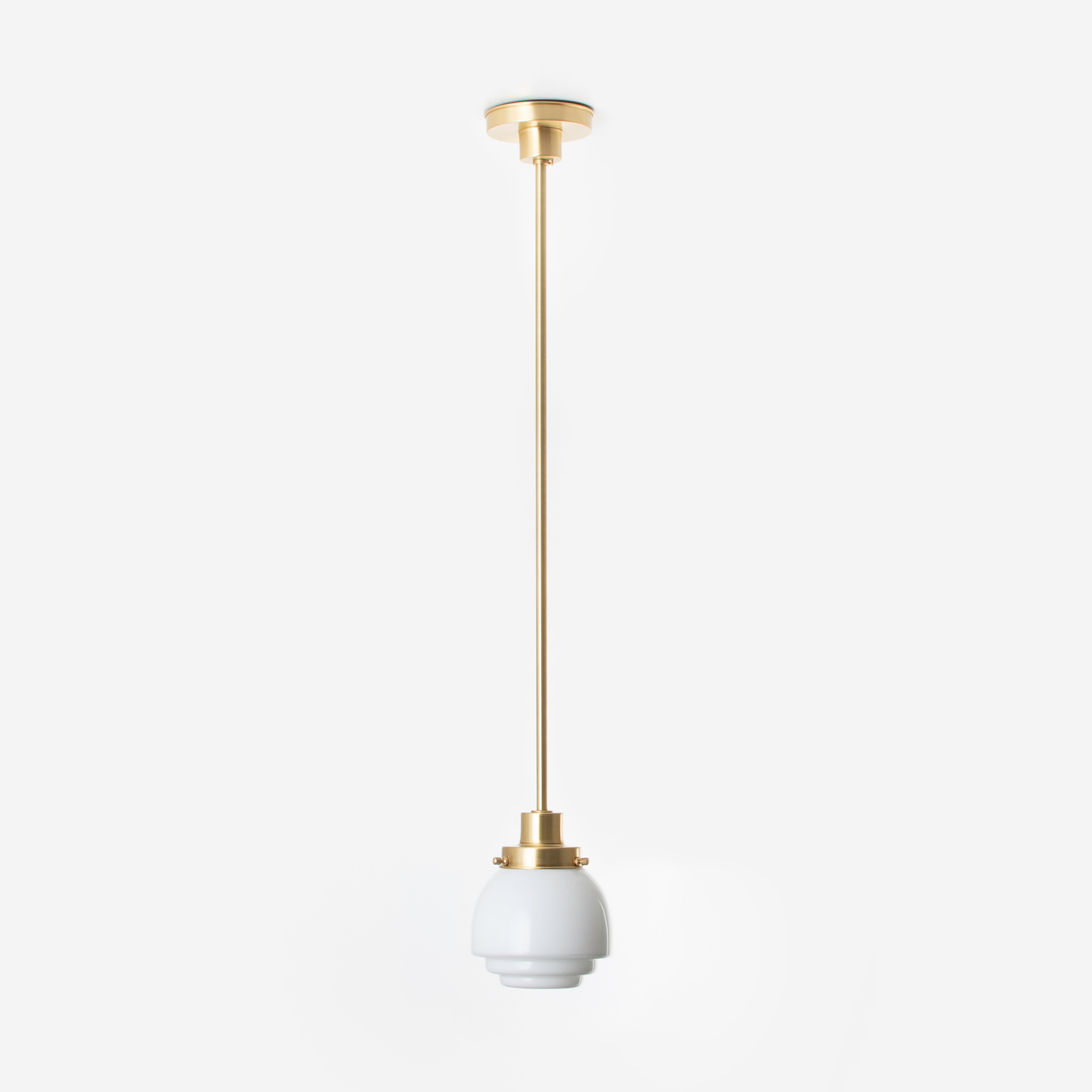Lampe Suspendue Gispen Vlak 20's Laiton