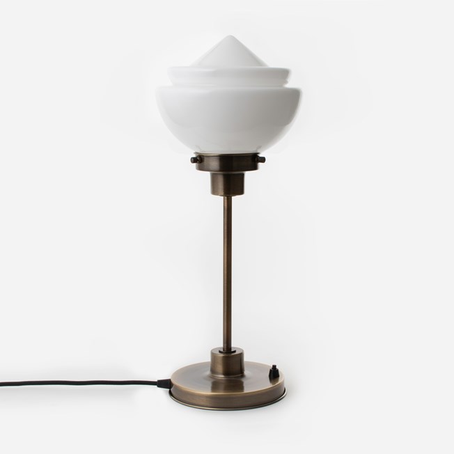  Svelte Lampe de Table Small Pointy 20's Bronze