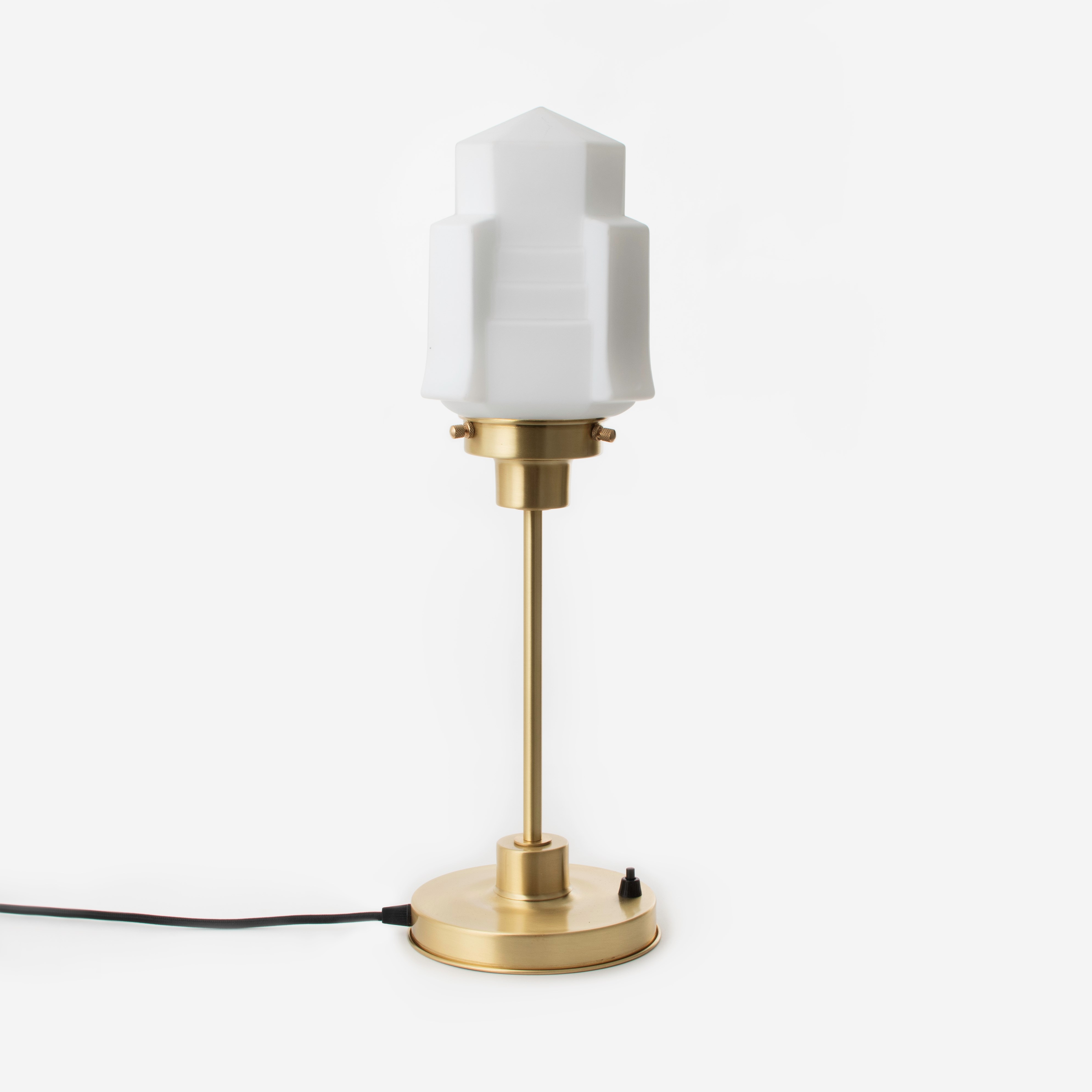 Svelte Lampe de Table Apollo 20's Nickel