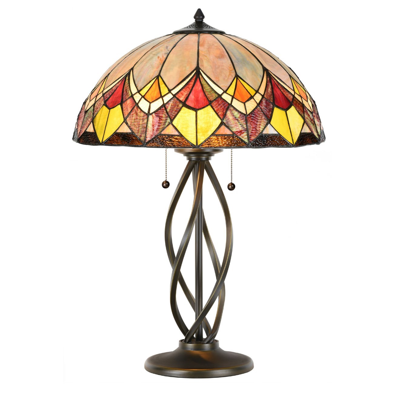 Lampe de table Tiffany Salsa Blossom
