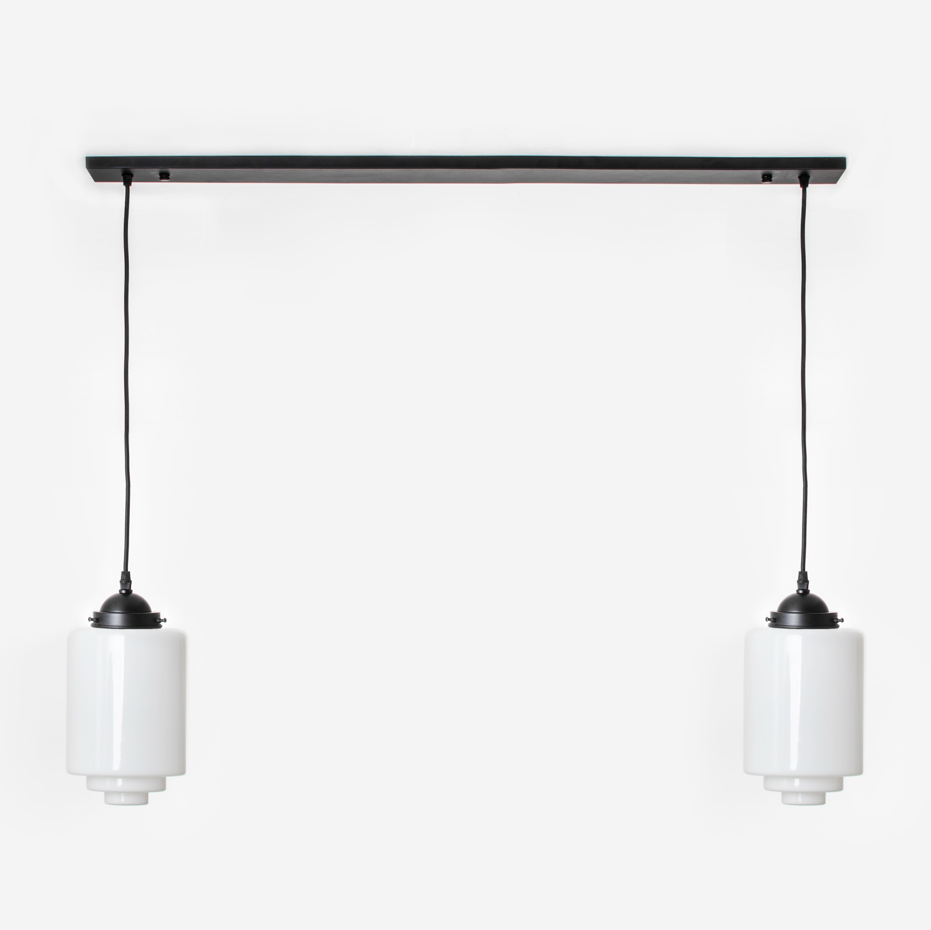 2 x Getrapte Cilinder Medium sur poutre de plafond Moonlight