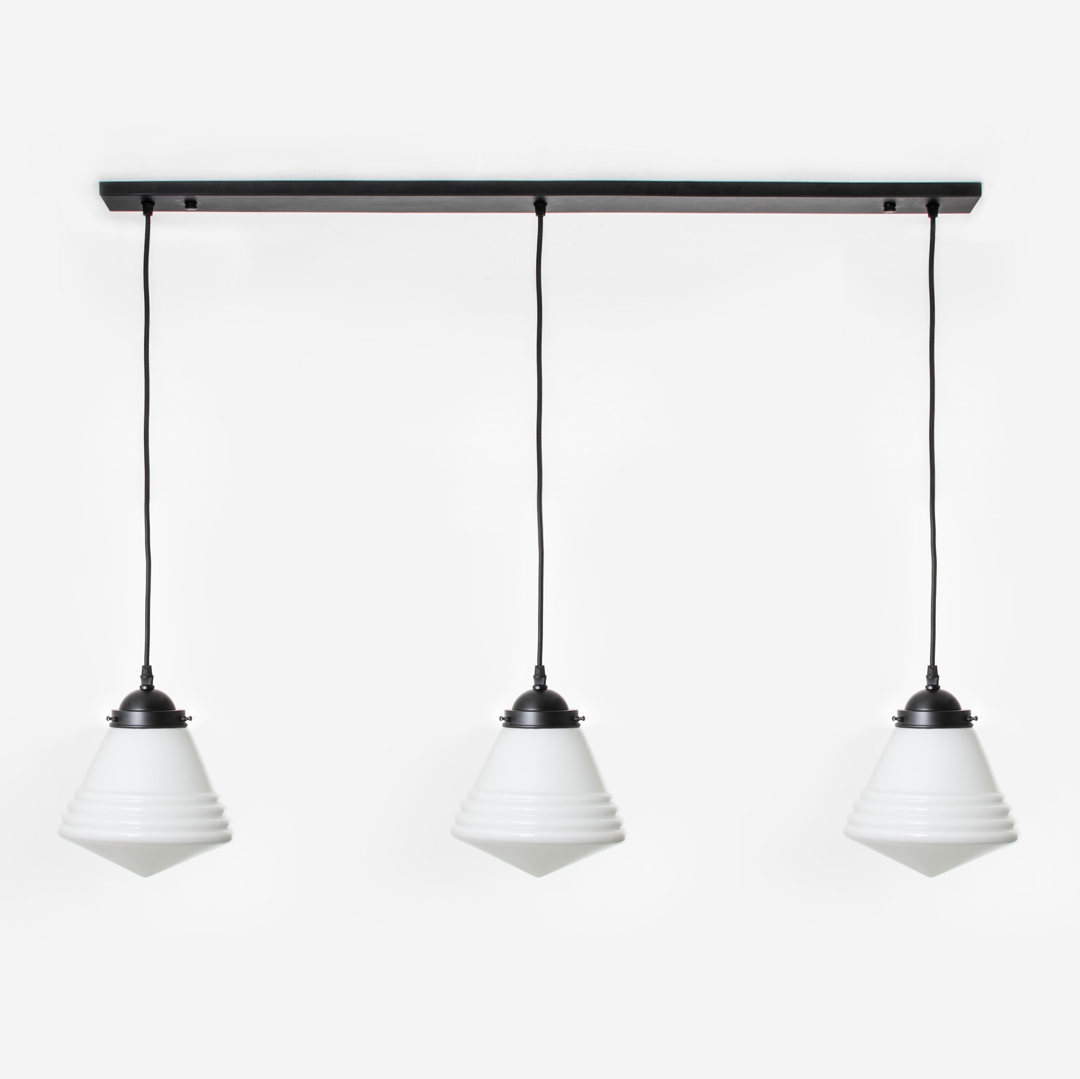 3 x Luxe School Small sur poutre de plafond Moonlight