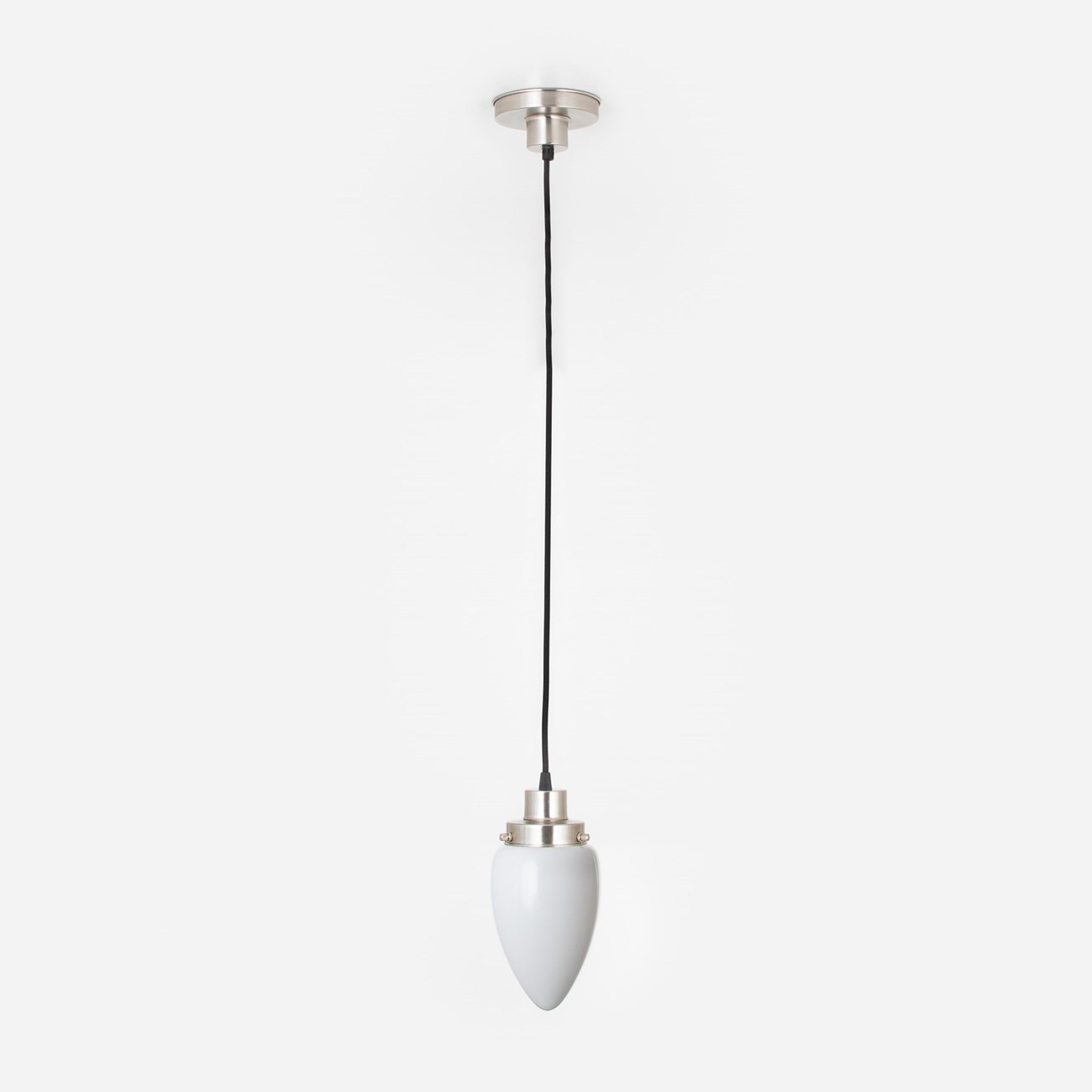 Suspension sur cordon Menhir Small 20's Nickel mat