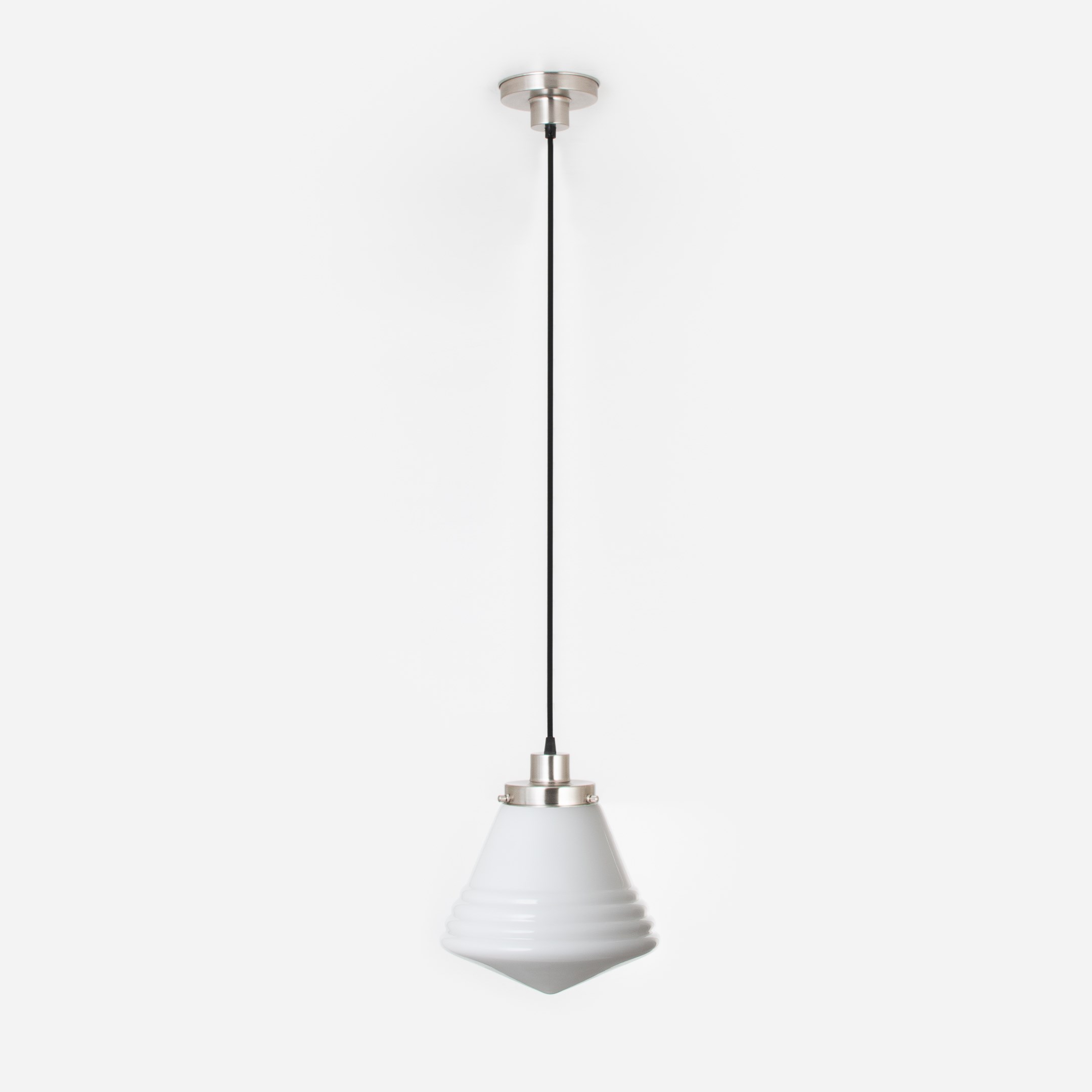 Suspension sur cordon Luxe School Medium 20's Nickel mat