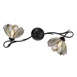 Tiffany Lampe Murale/Lampe de Plafond Sparkling Peony 2