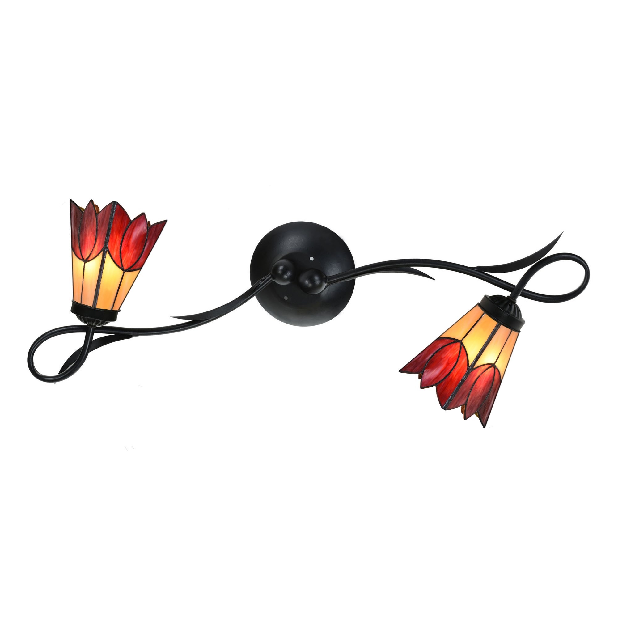 Tiffany Lampe Murale/Lampe de Plafond Fleur de Vanneau 