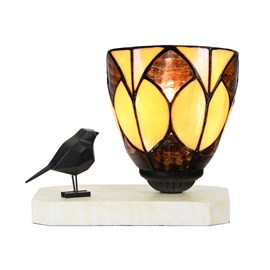 Lampe à poser / sculpture Tiffany Ballade d'Oiseau Parabola Small